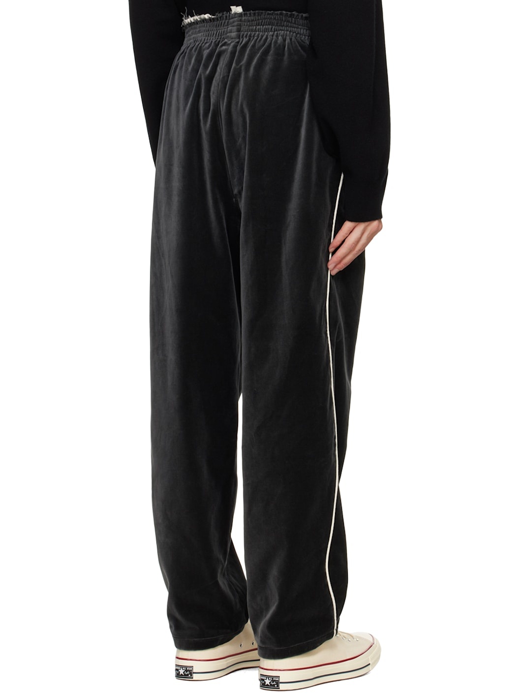 Gray Piping Sweatpants - 3