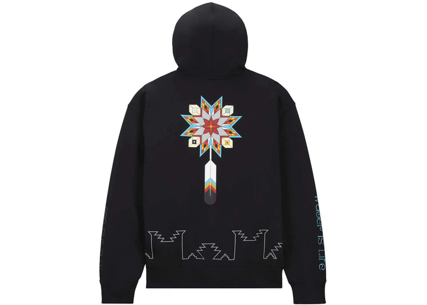 Nike SB x Di'Orr Greenwood L/S Max90 Fleece Hoodie Black - 2