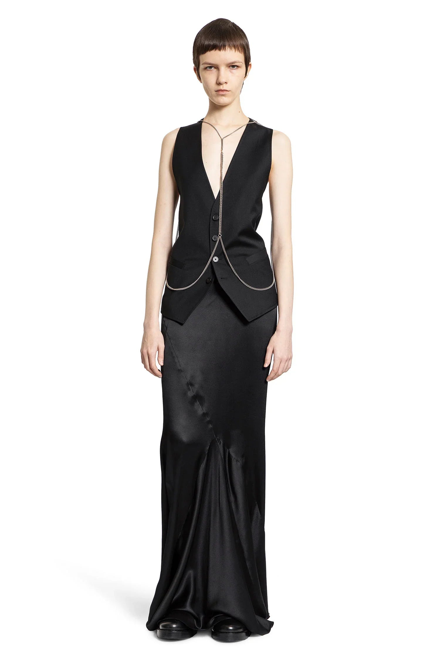 Eveline-Long-Bias-Skirt-In-Washed-Silk-Satin - 4