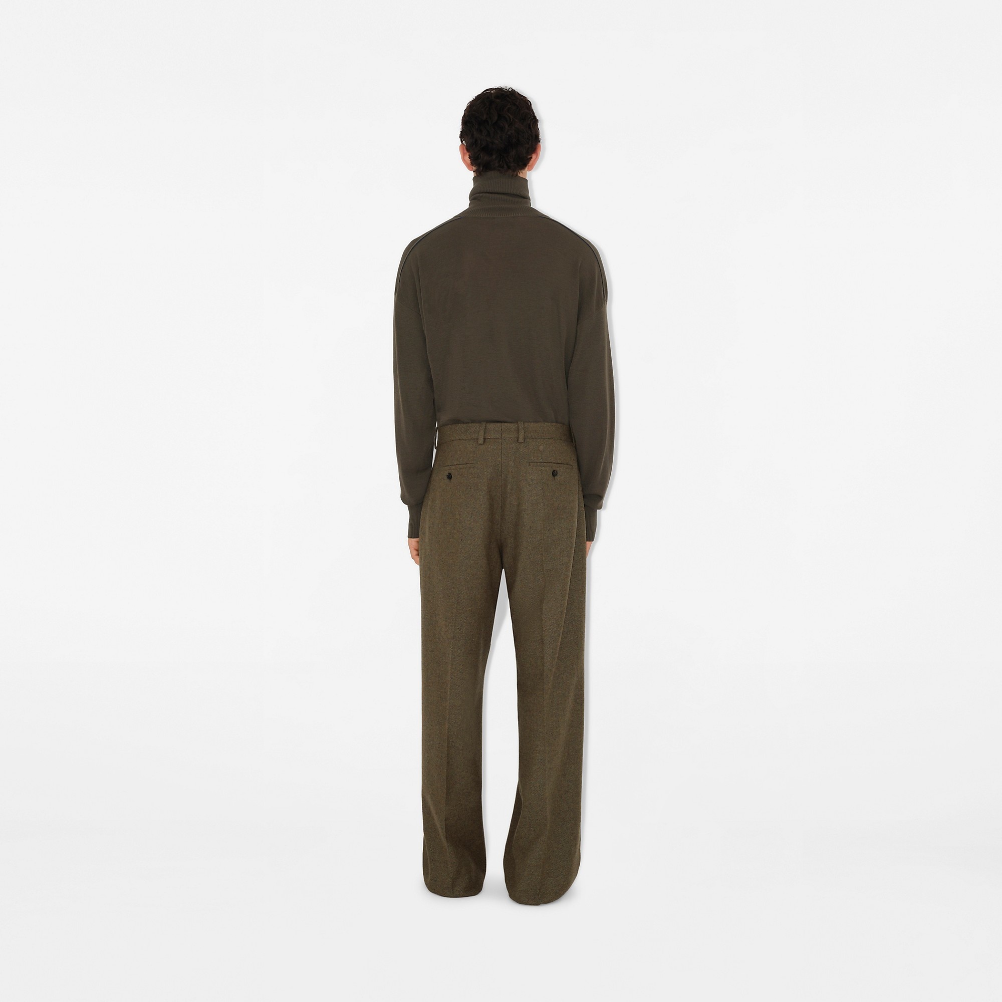 Wool Tailored Trousers - 4