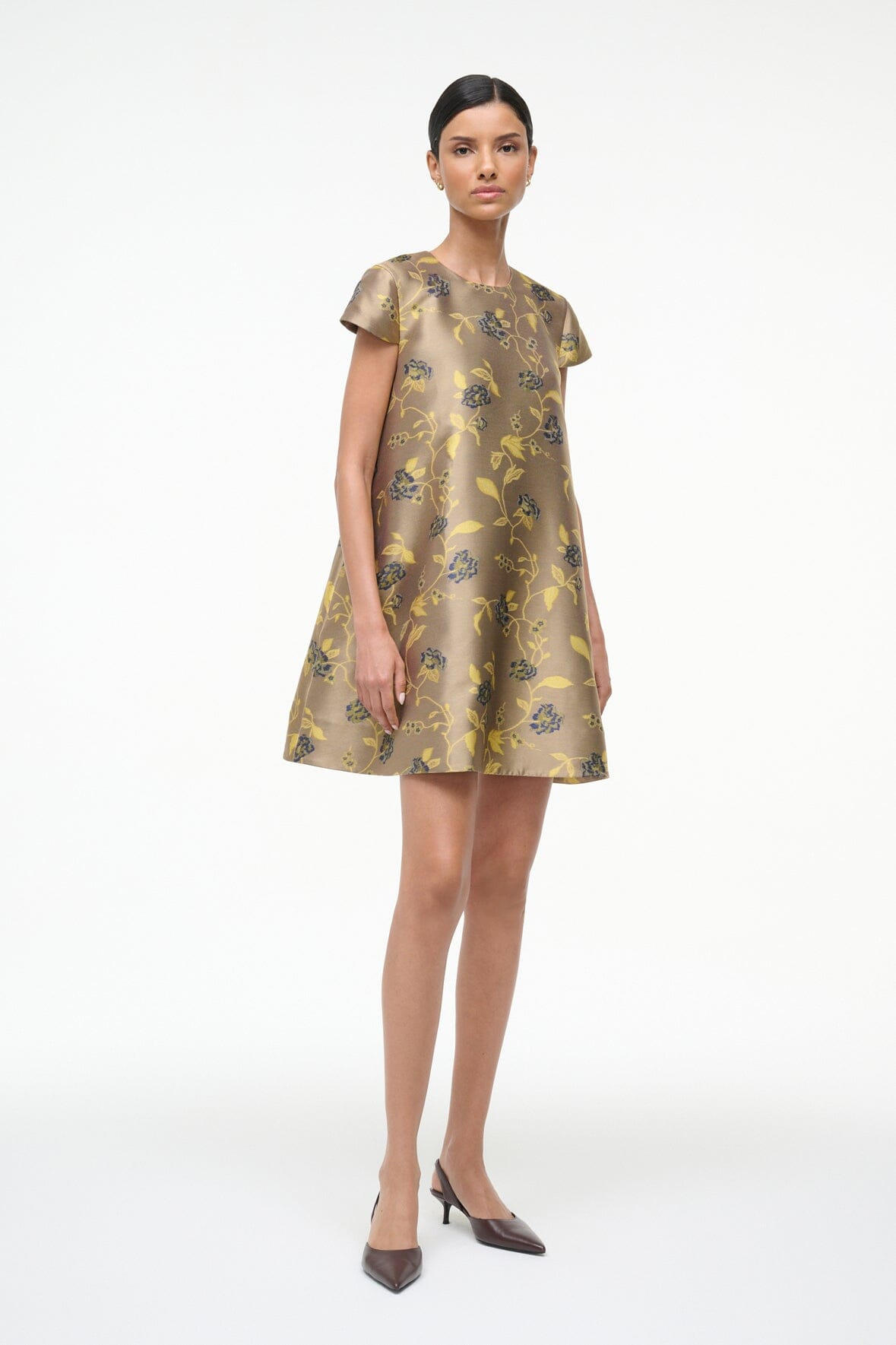 STAUD MIA DRESS VINTAGE FLORAL - 3