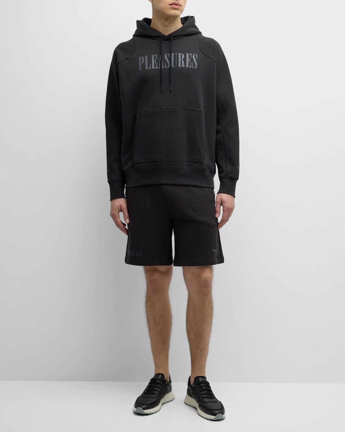 x Pleasures Men's Tonal Logo Hoodie - 3