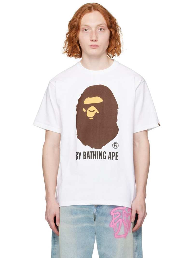 White 'By Bathing Ape' T-Shirt - 1