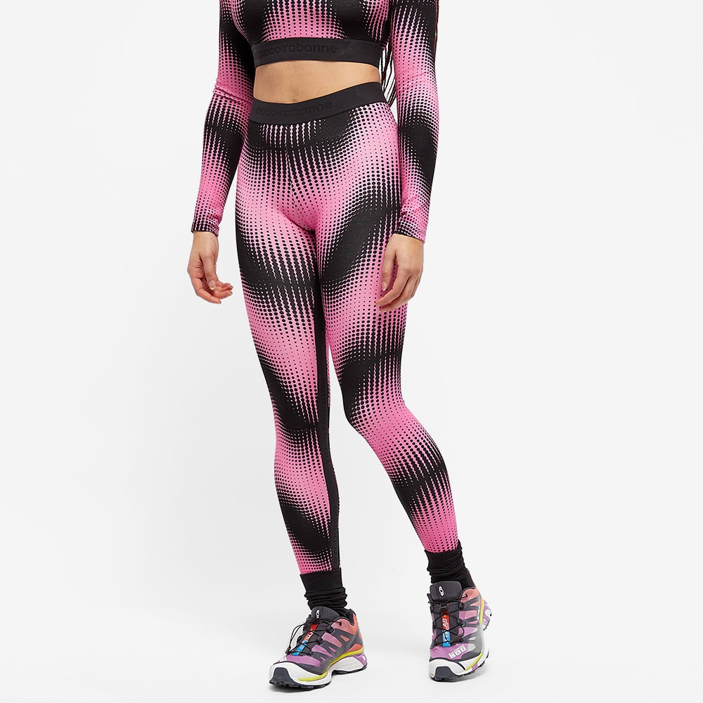 Paco Rabanne All Over Print Sports Leggings - 3