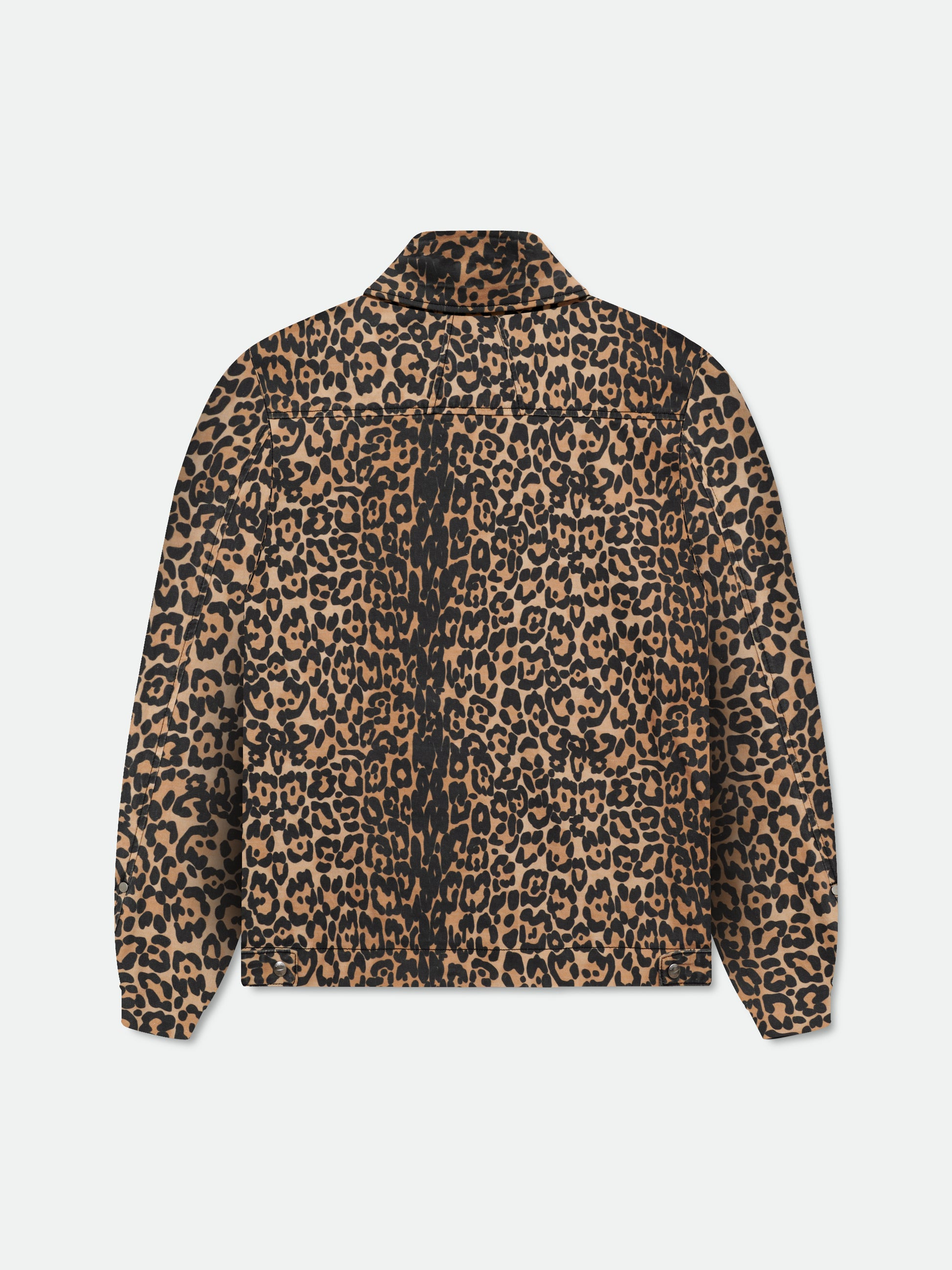 LEOPARD OVERSIZED WORK JACKET - 2