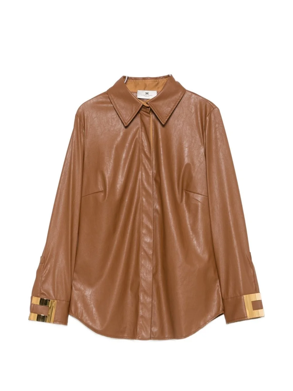 Faux-leather shirt - 1