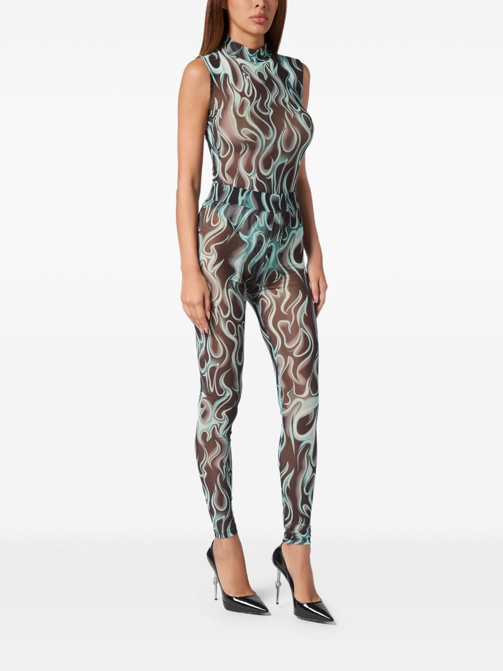Flame leggings - 2