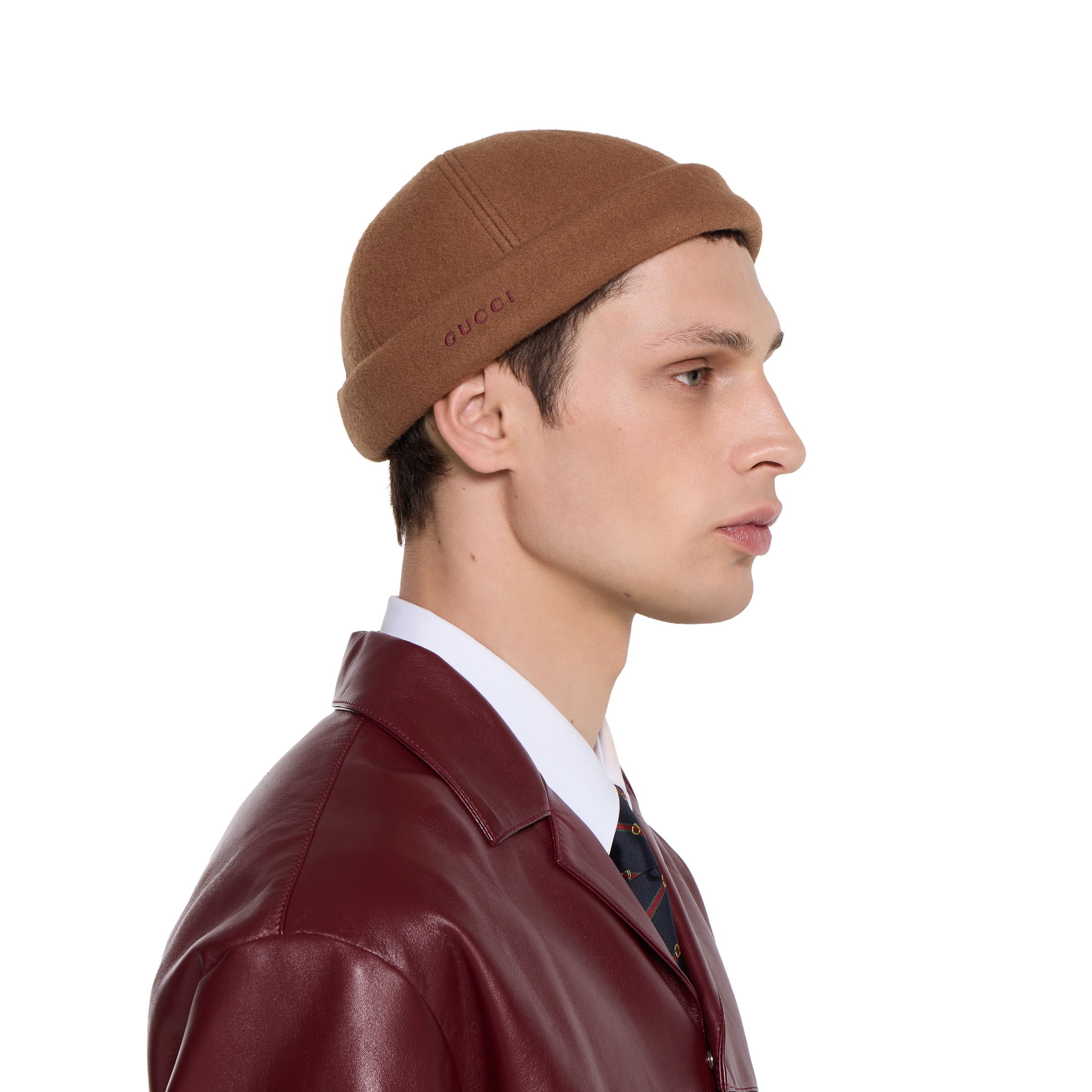 Wool hat with embroidery - 3