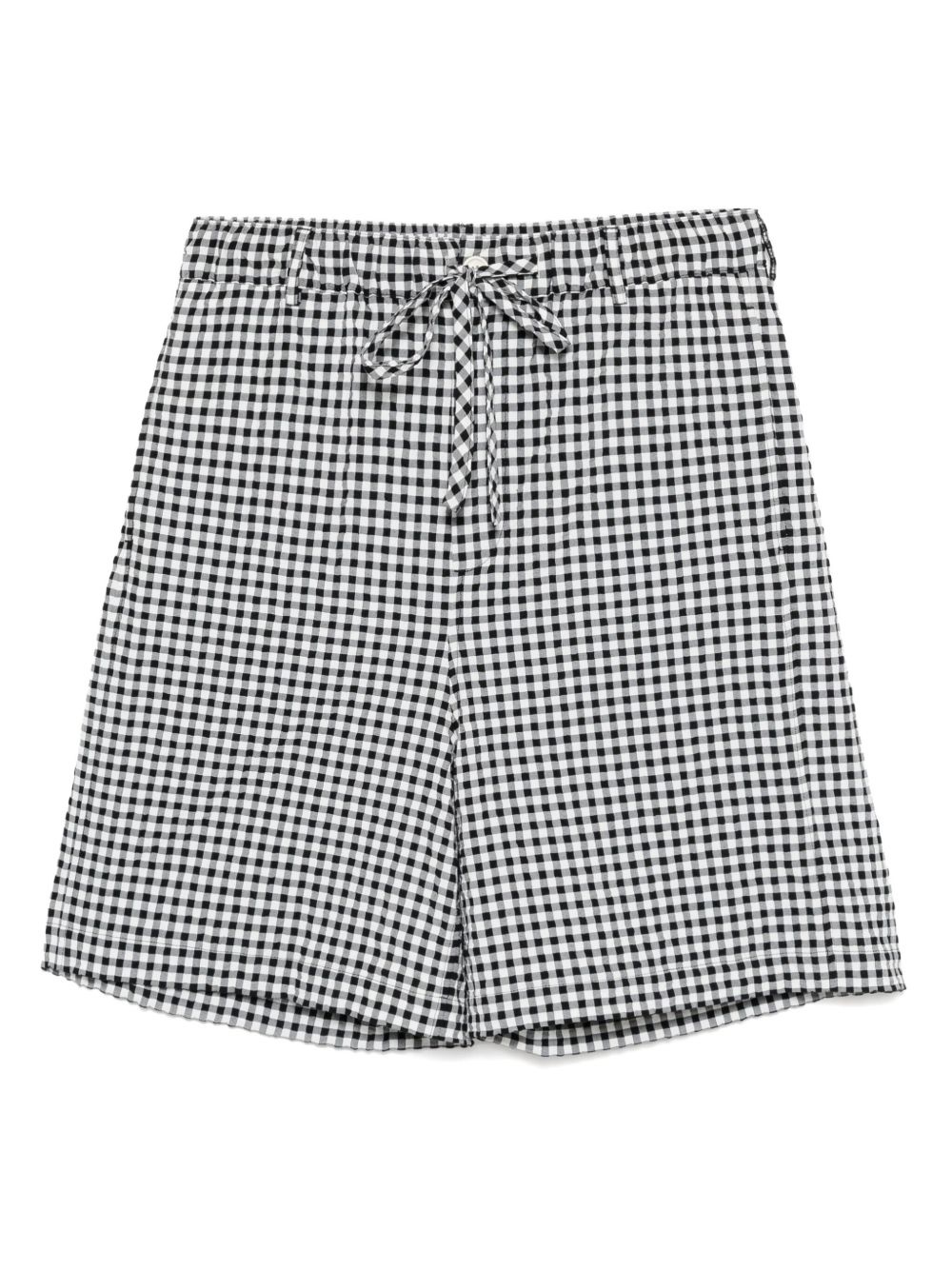checked print shorts - 1