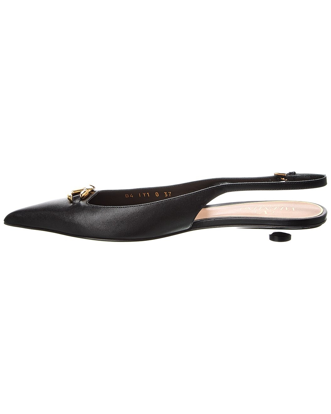 Valentino VLogo Signature Leather Slingback Pump - 2