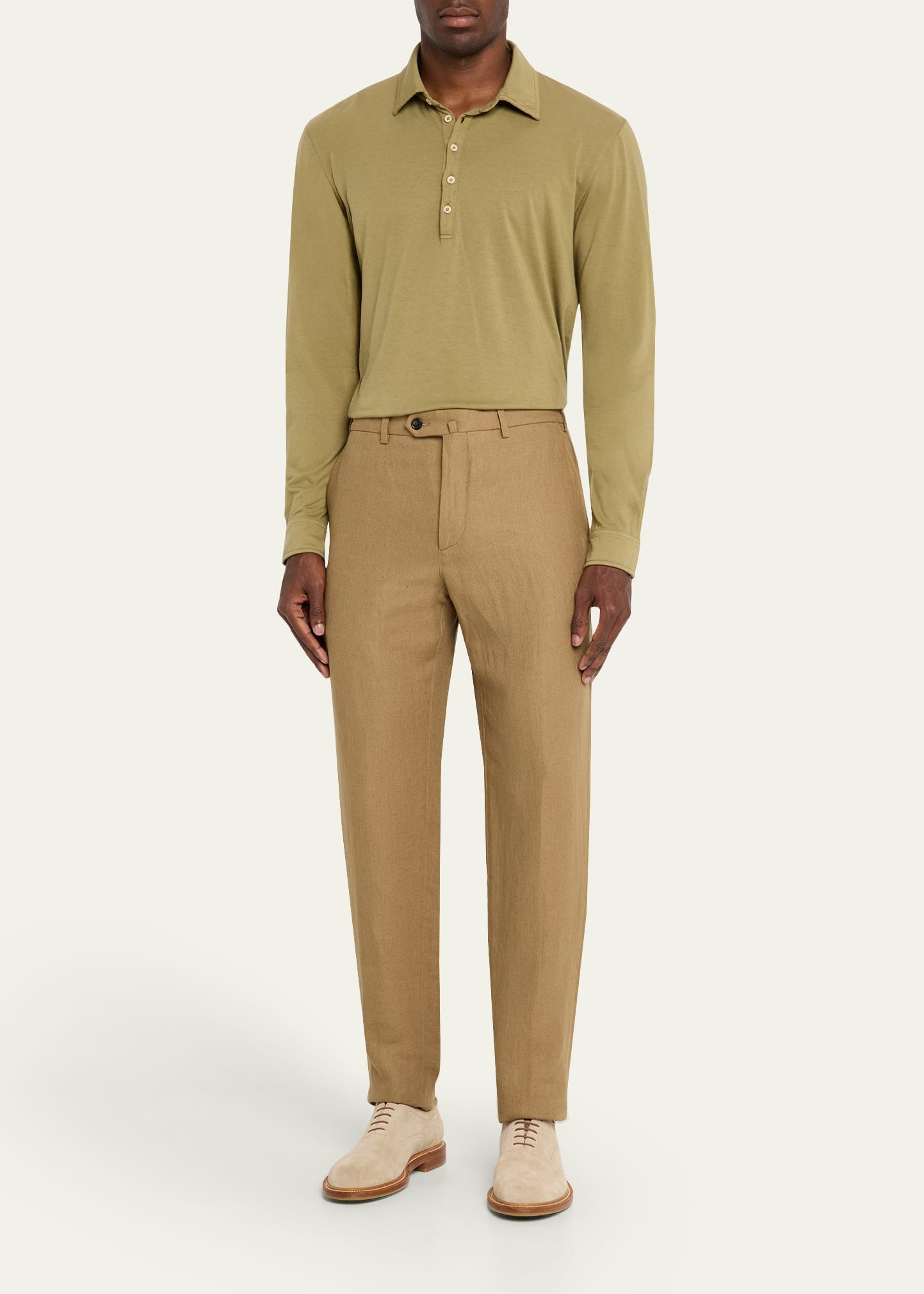 Men's Cotton-Cashmere Polo Shirt - 2
