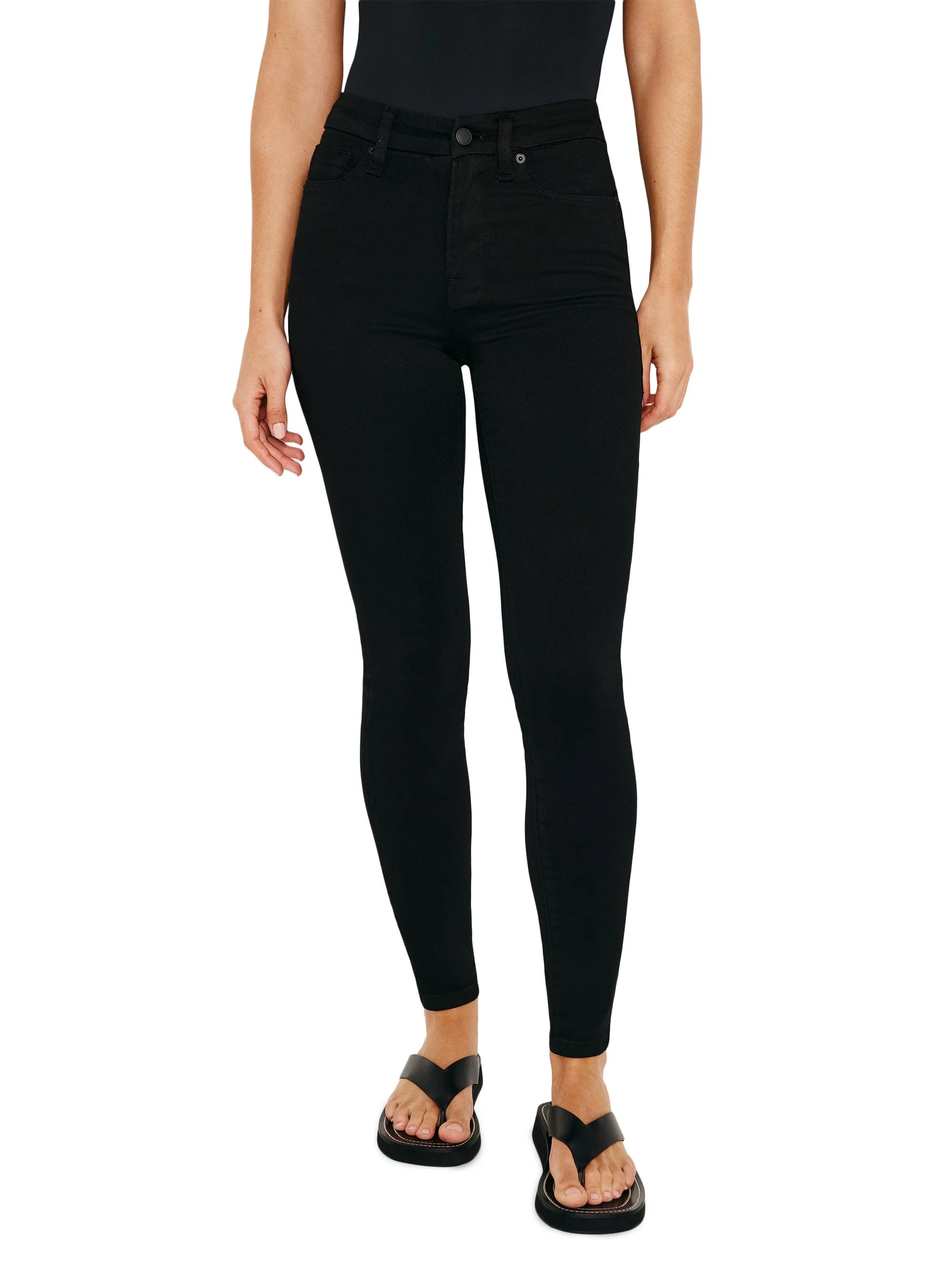 Women's Good Legs Skinny Jeans - Black - 1