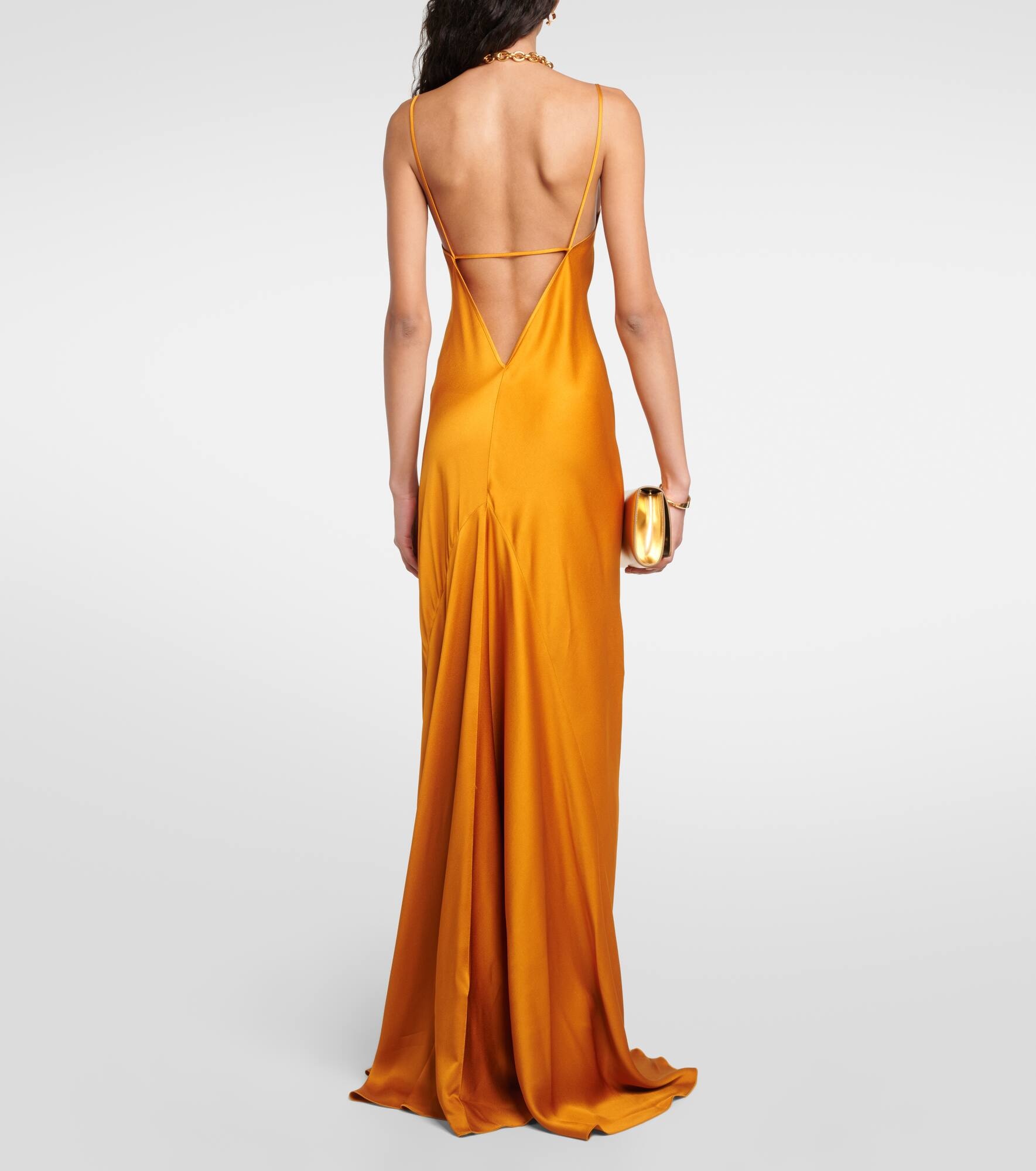 Cami satin gown - 3