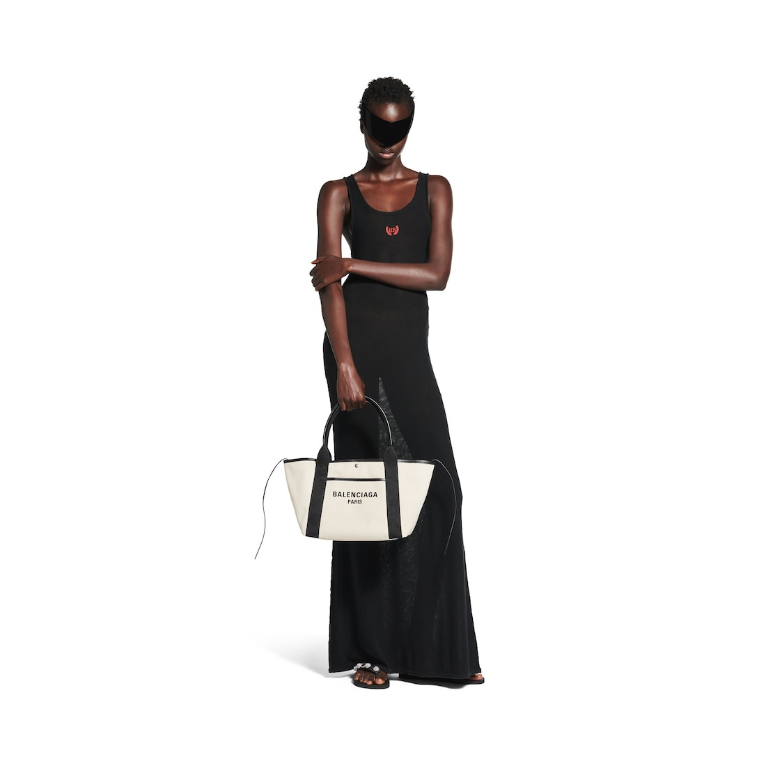 Women's Biarritz Medium Tote Bag  in Beige/black - 5