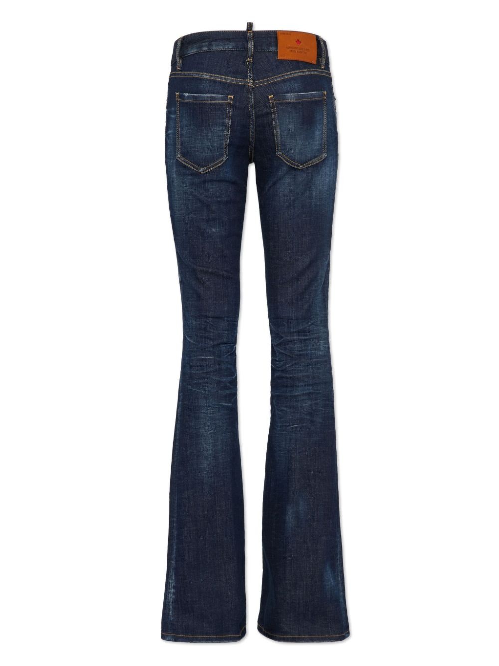 flared denim jeans - 2