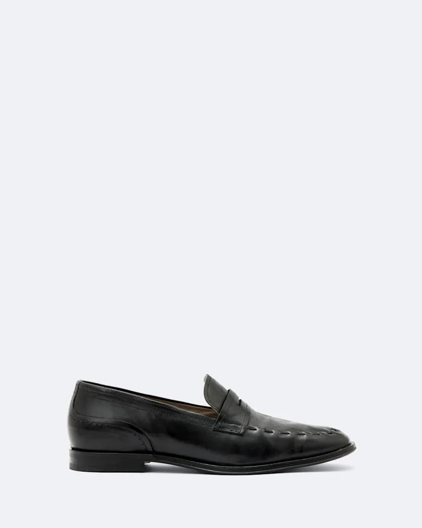 JULES HAND-STITCHED LEATHER LOAFERS - 1