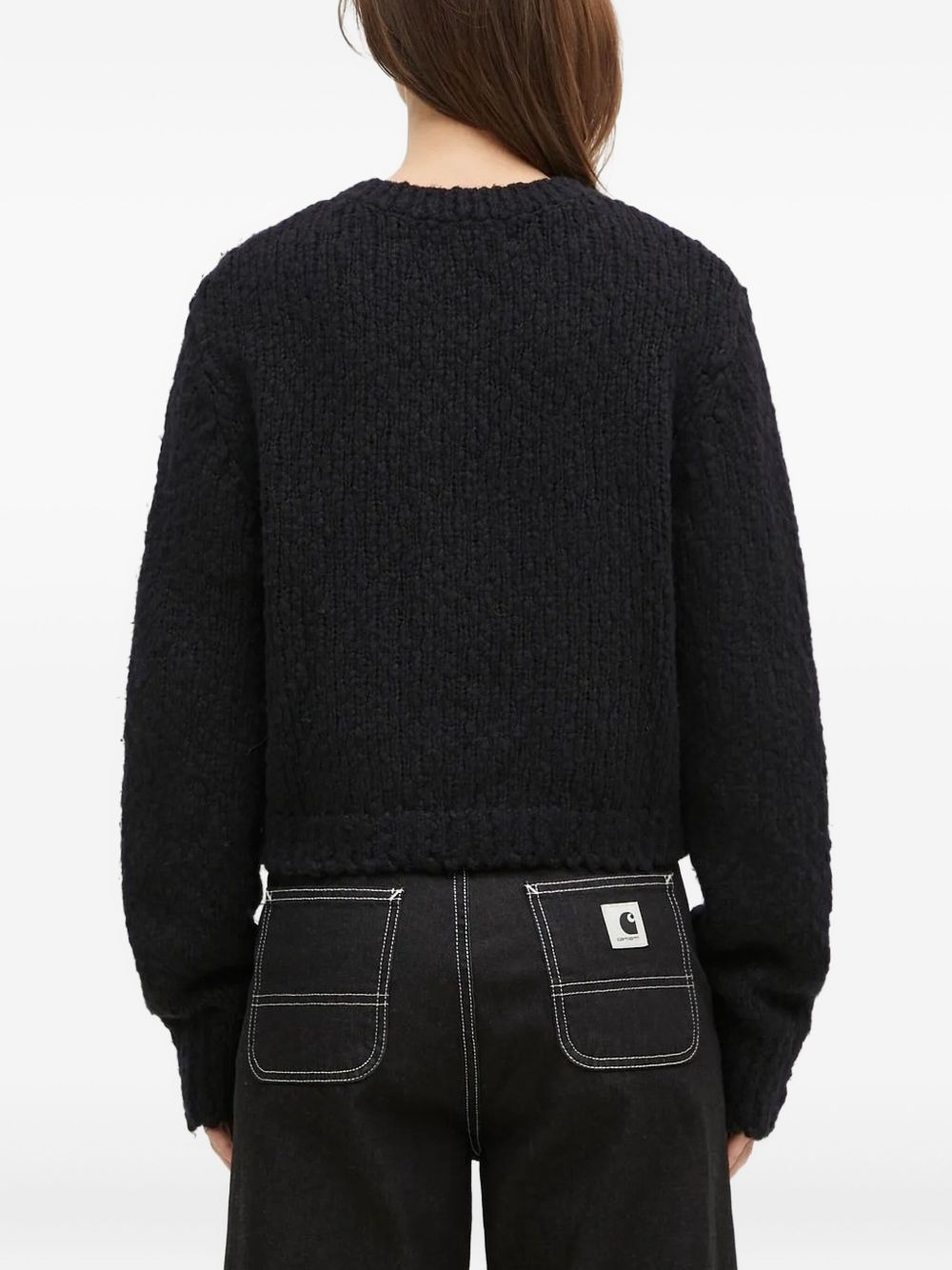Sameryem button-front textured cardigan - 3