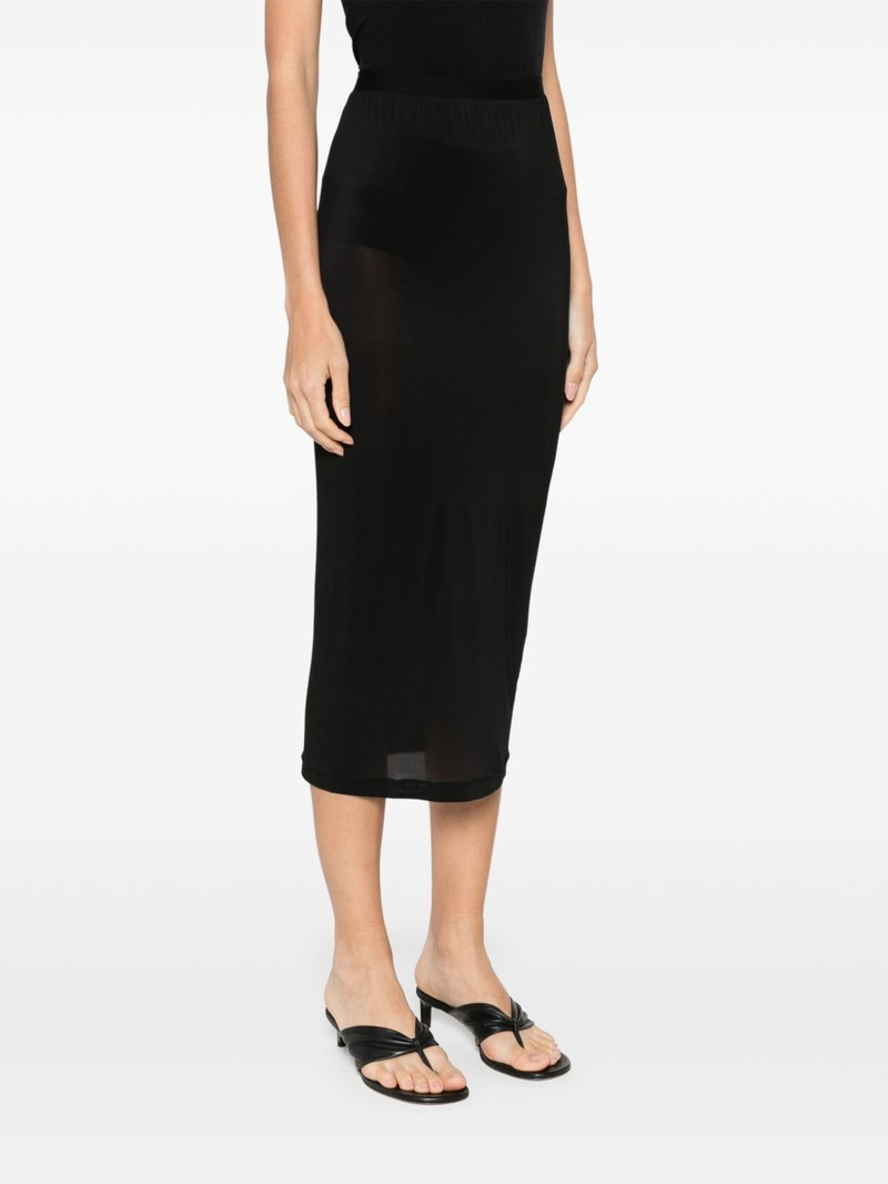 semi-sheer midi skirt 3