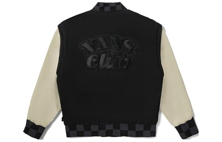 Vans Logo Baseball Jacket 'Black' VN000928BLK - 2