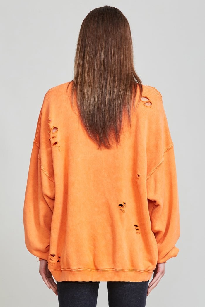 FTS Oversized Crewneck - Orange - 3