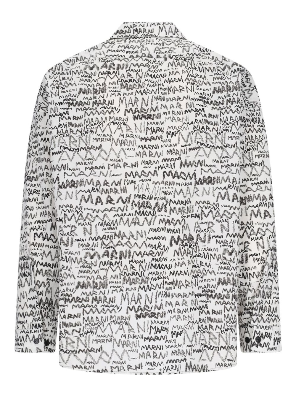 logo-scribble shirt - 2