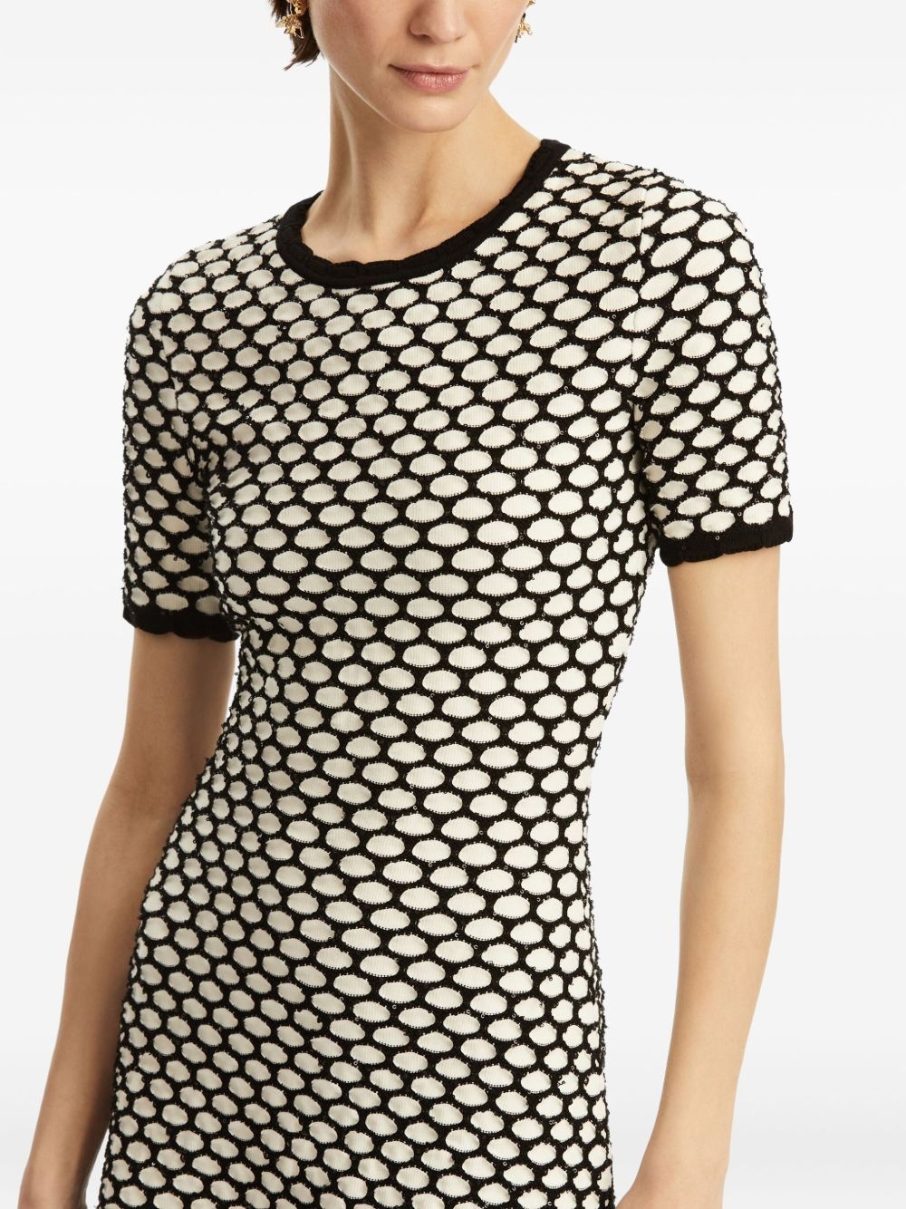 two-tone mini dress - 5