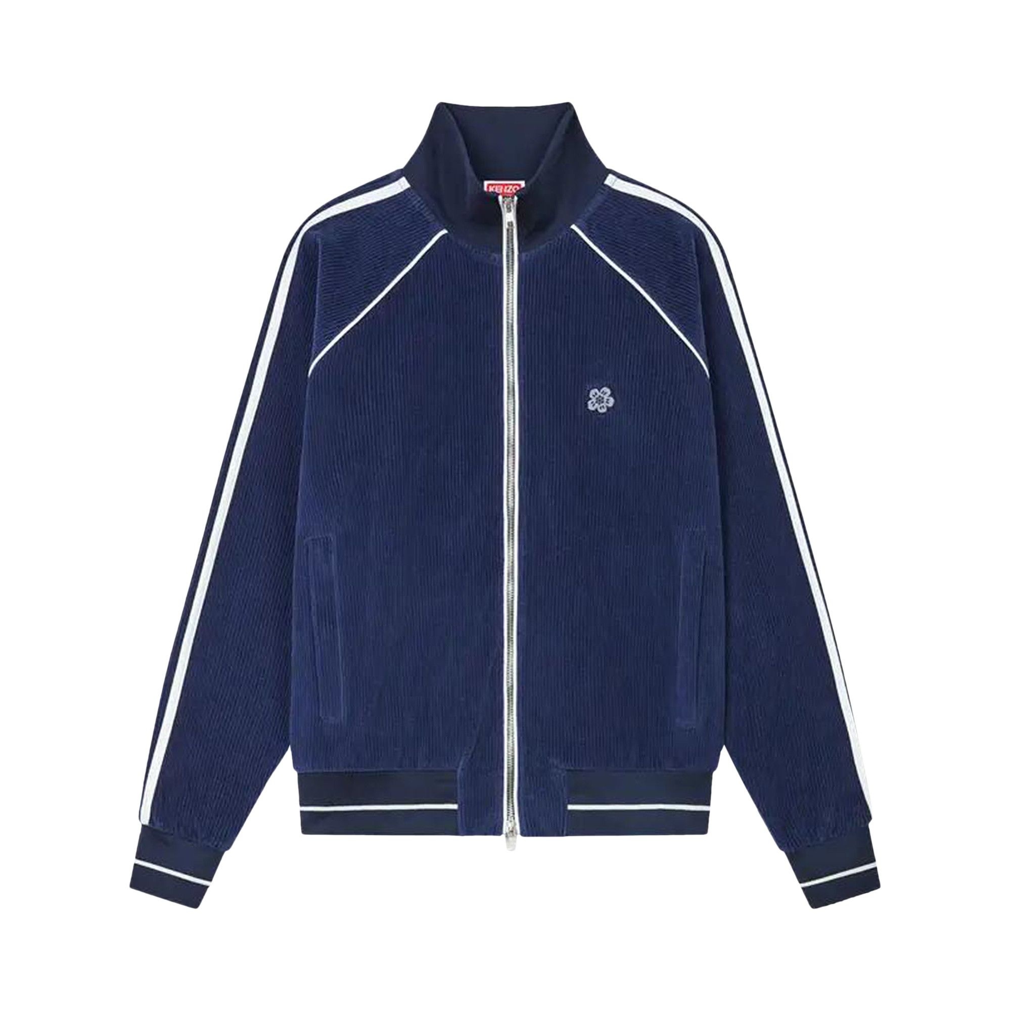 Kenzo Velvet Track Jacket 'Midnight Blue' - 1