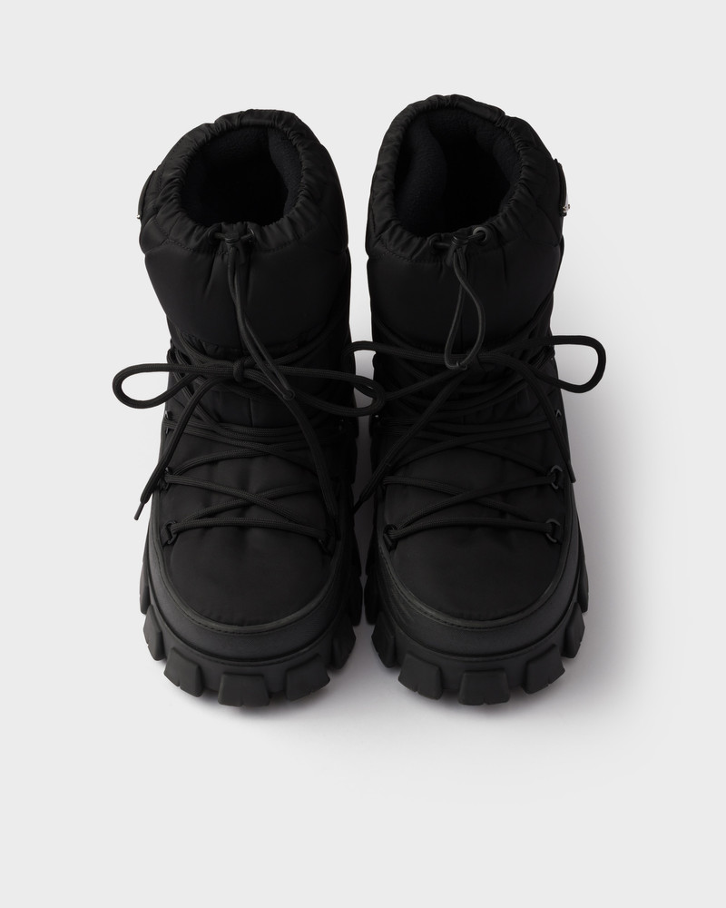 Re-Nylon gabardine après ski booties 3