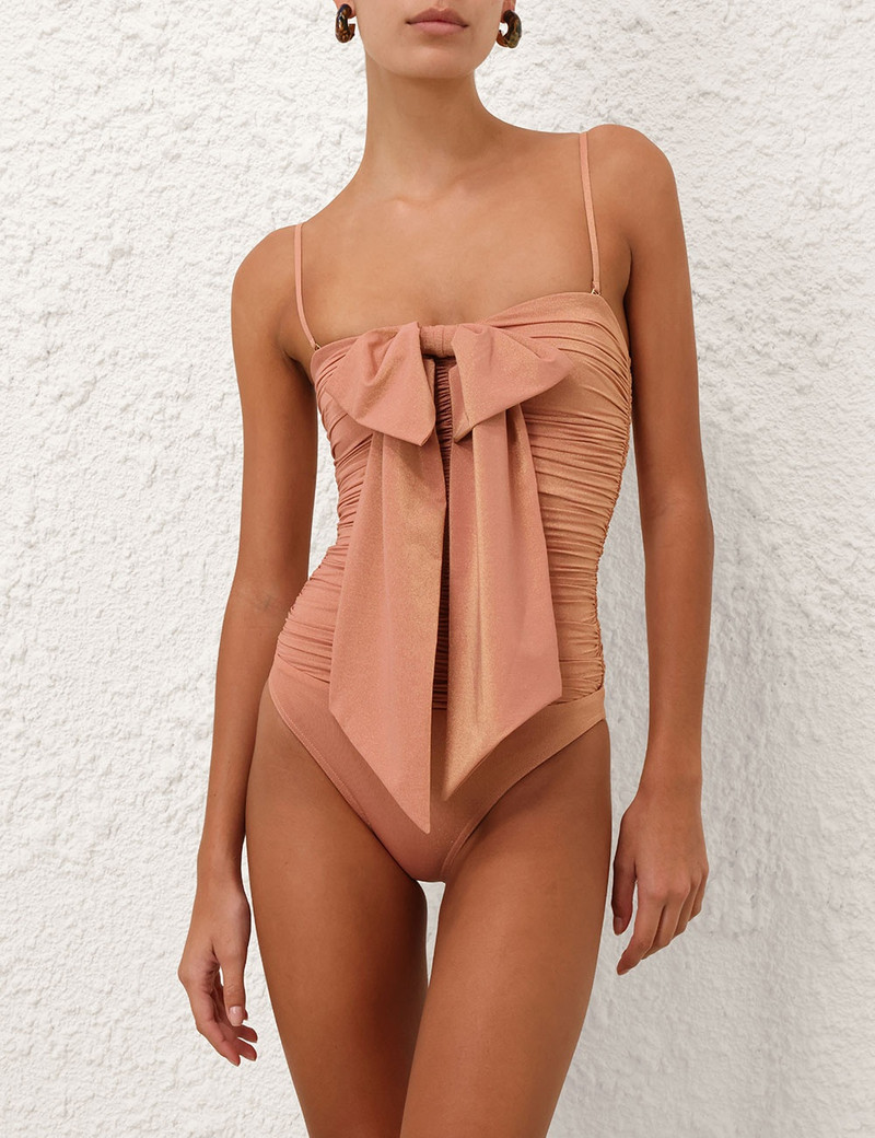 Zimmermann COCO METALLIC DRAPE BOW 1PC outlook