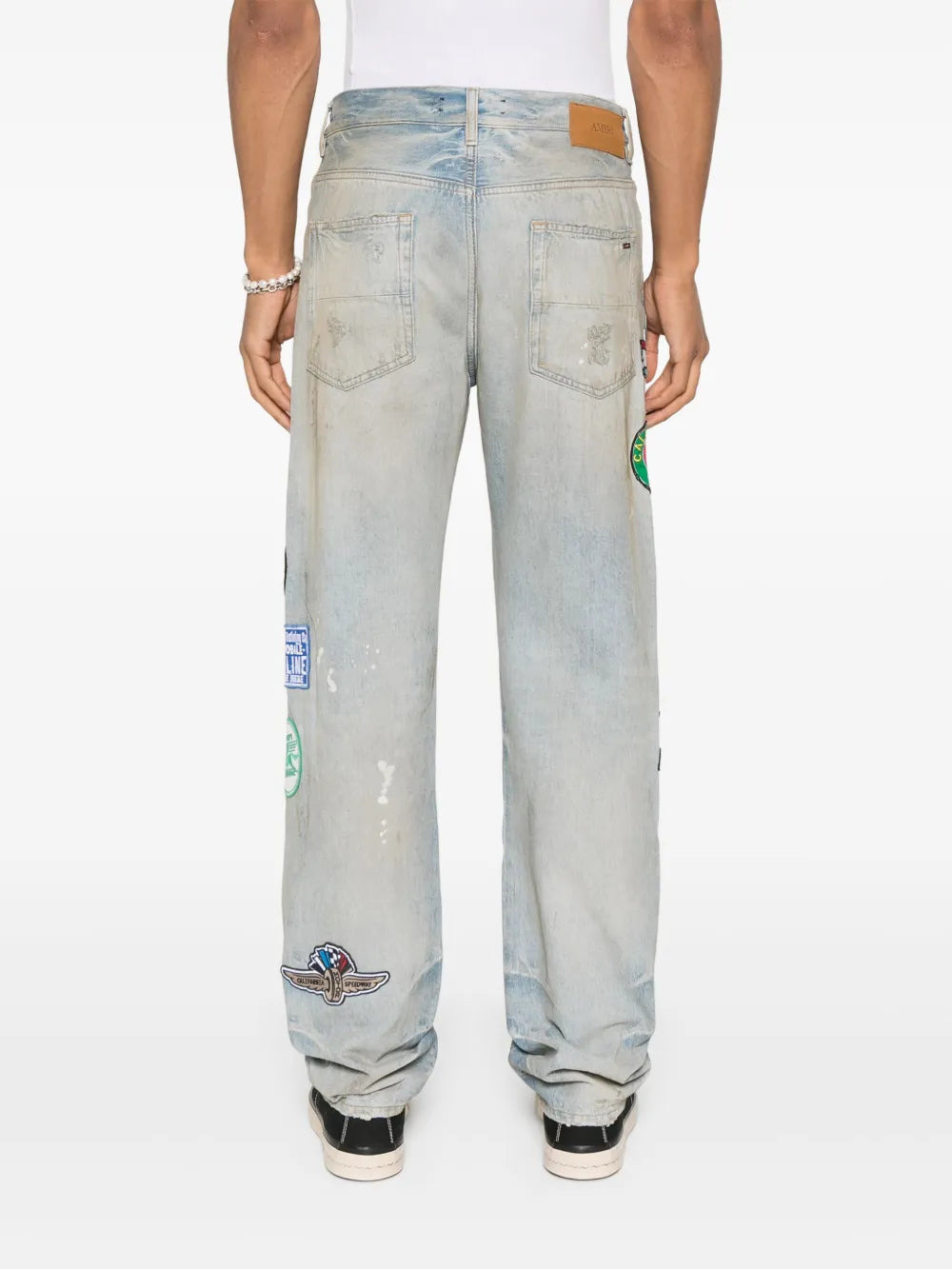 Station Patch Straight Jeans - 4