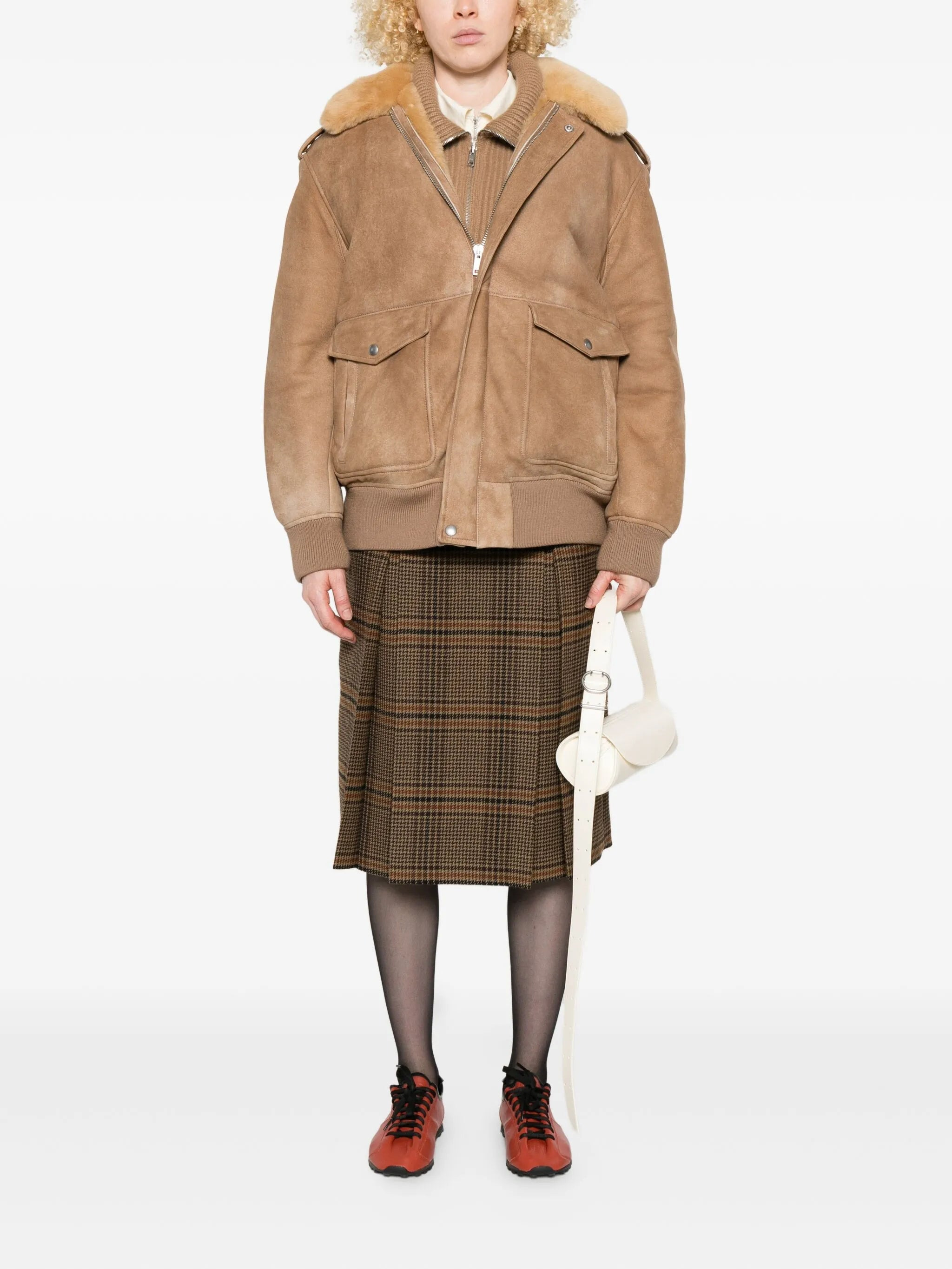 Prada Suede Bomber Jacket - 5