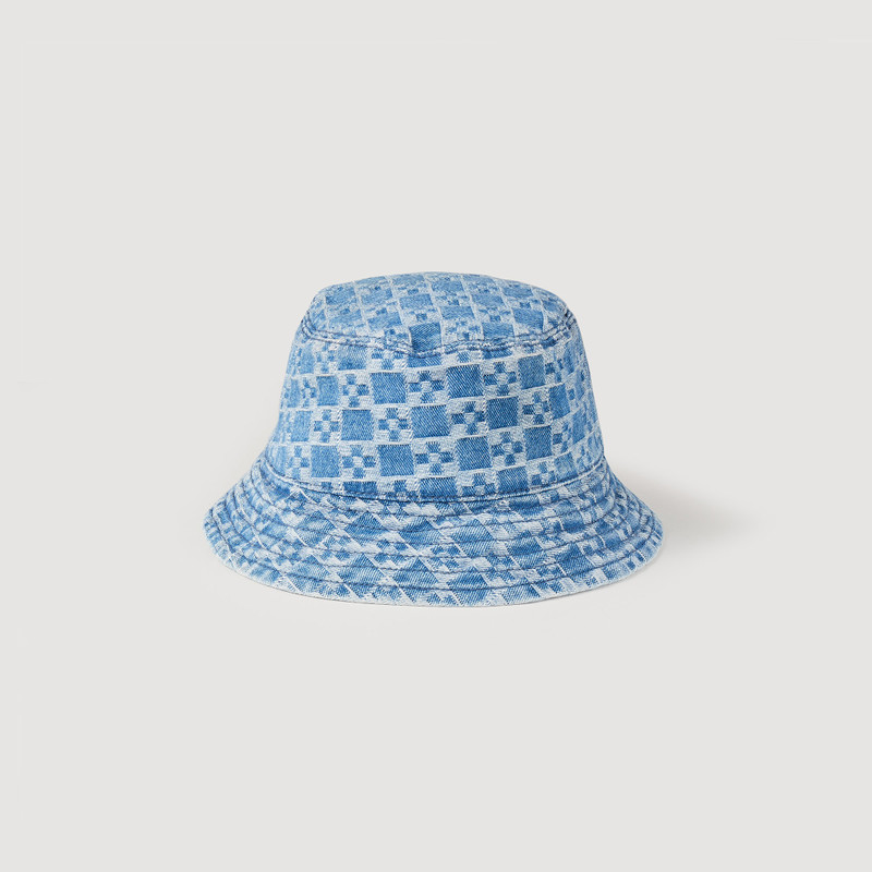 Sandro Square Cross denim hat outlook