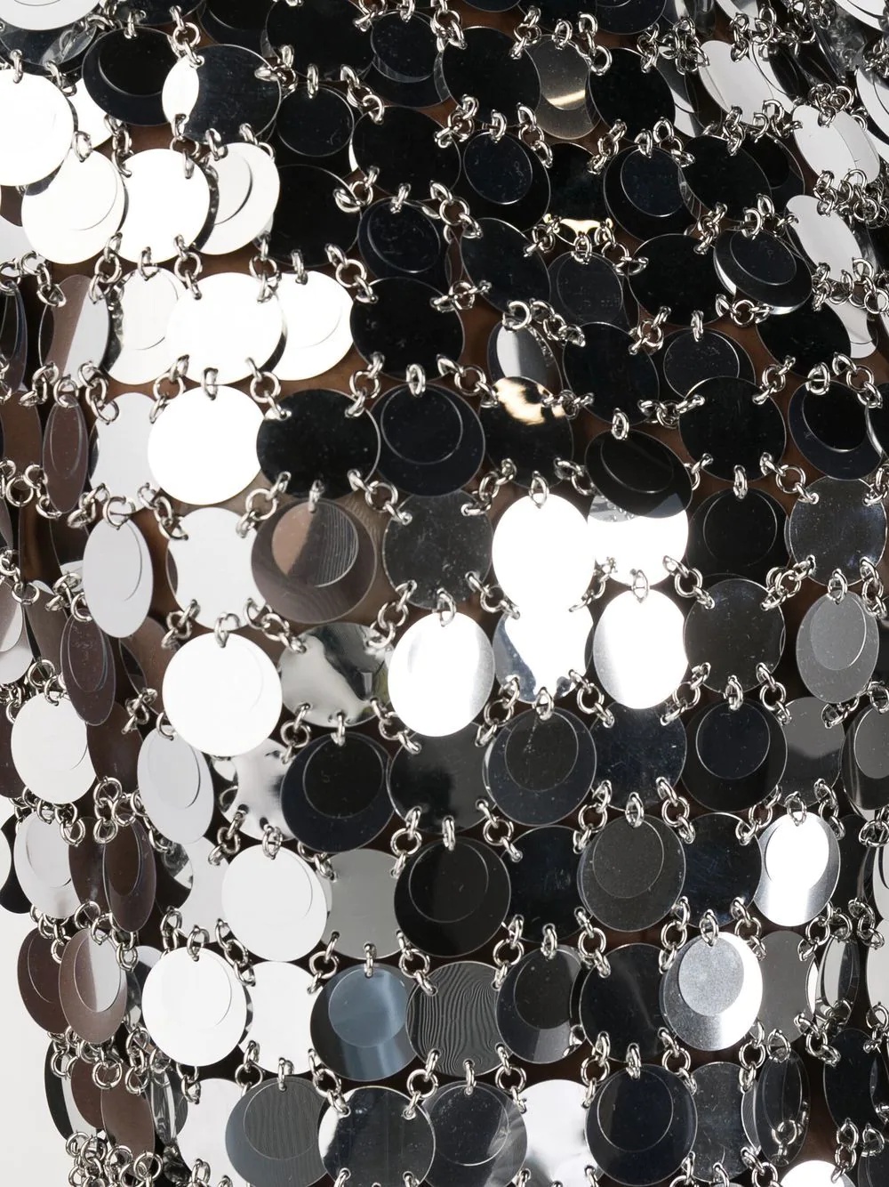 metallic-disks short-sleeved top - 5