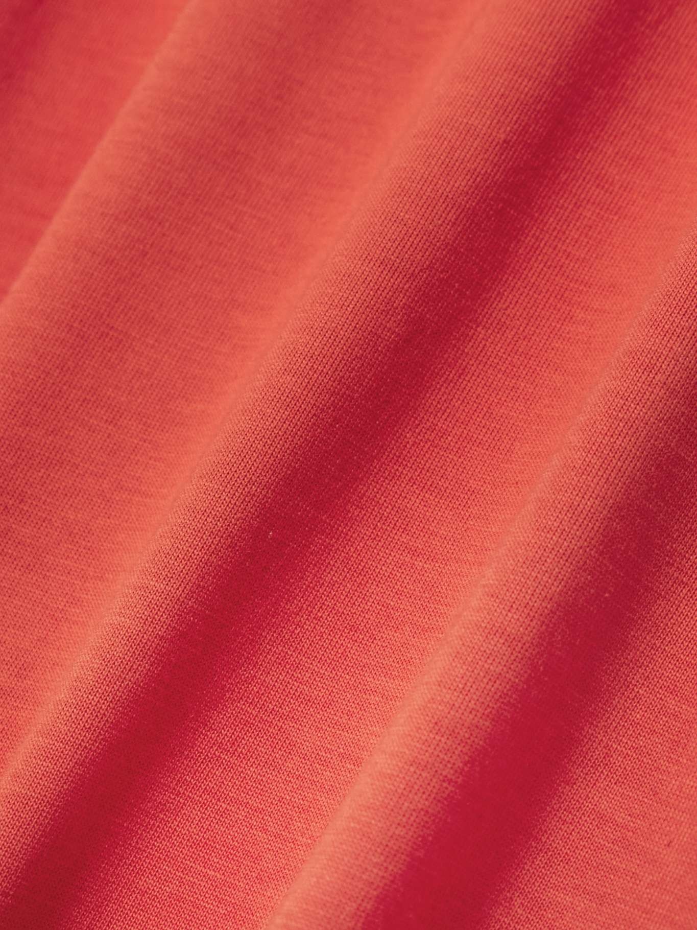 Rayna knotted Pima cotton-jersey maxi dress Red - 4