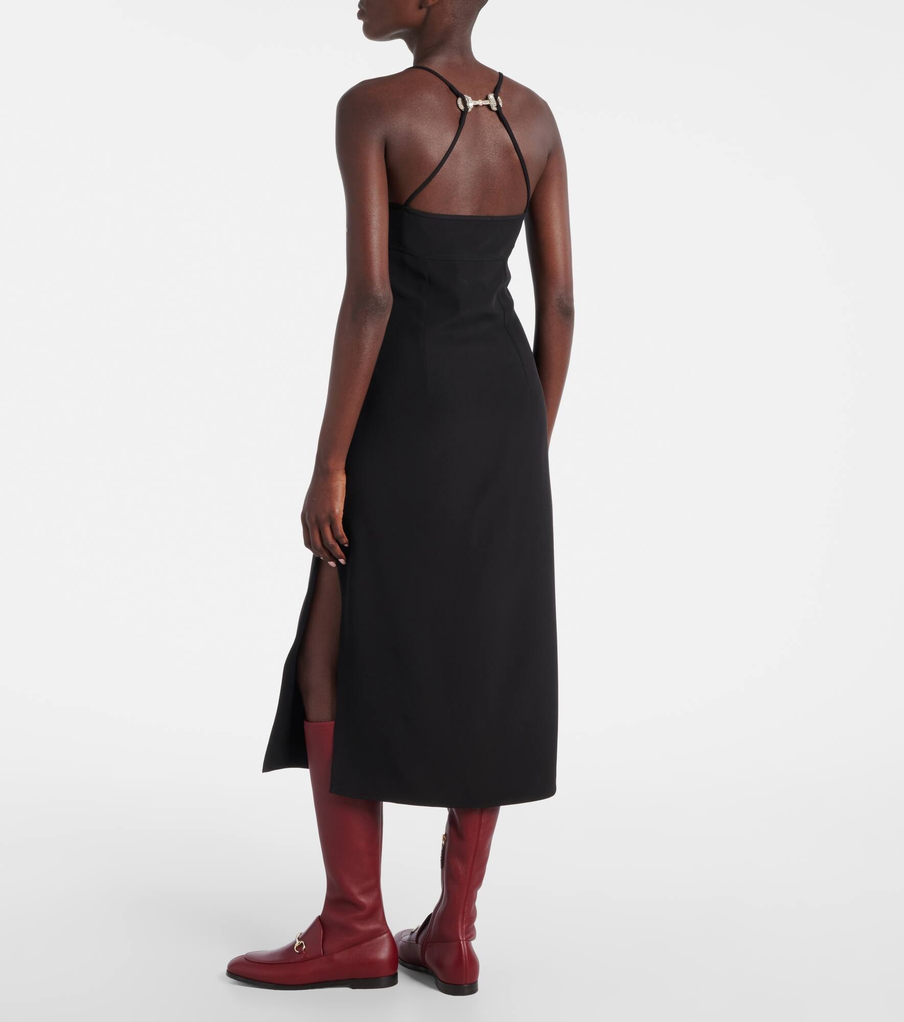 Horsebit embellished midi dress - 3