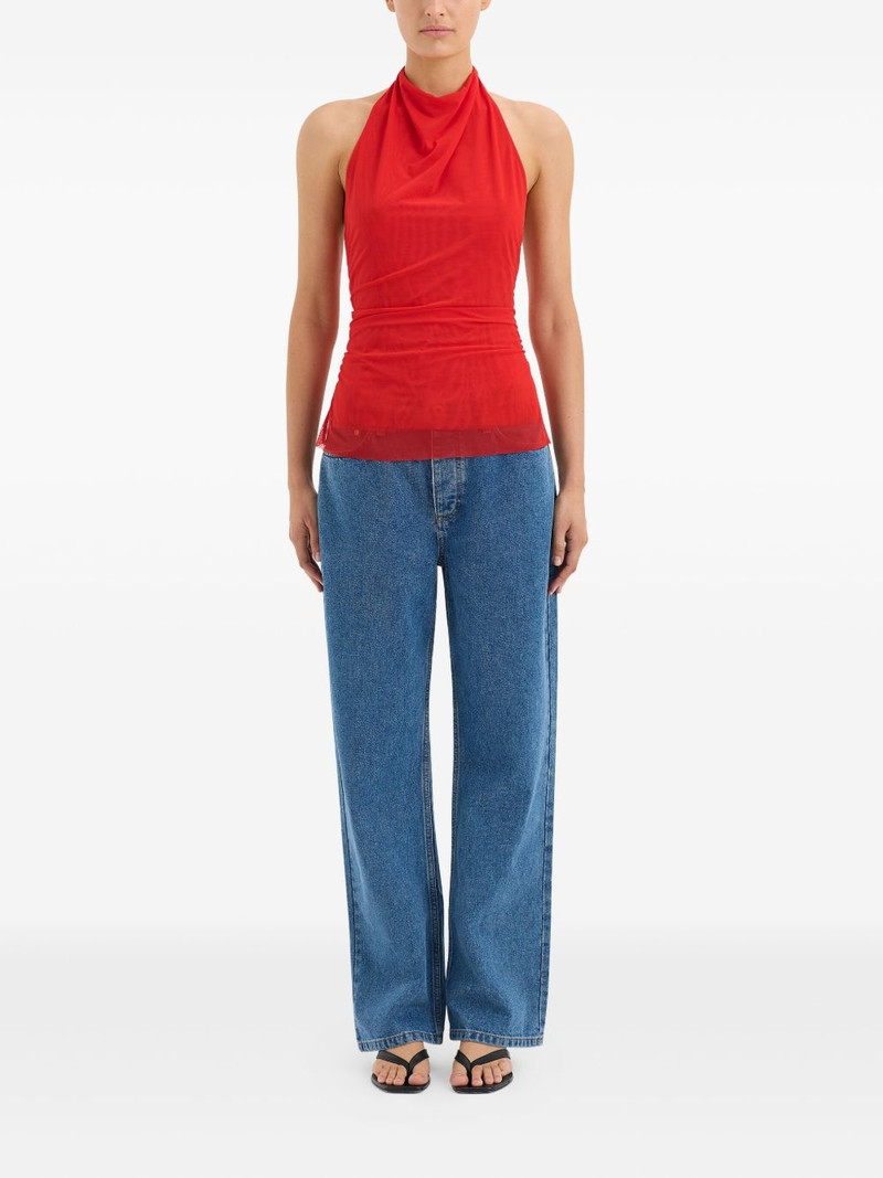 SIR. draped sleeveless top outlook