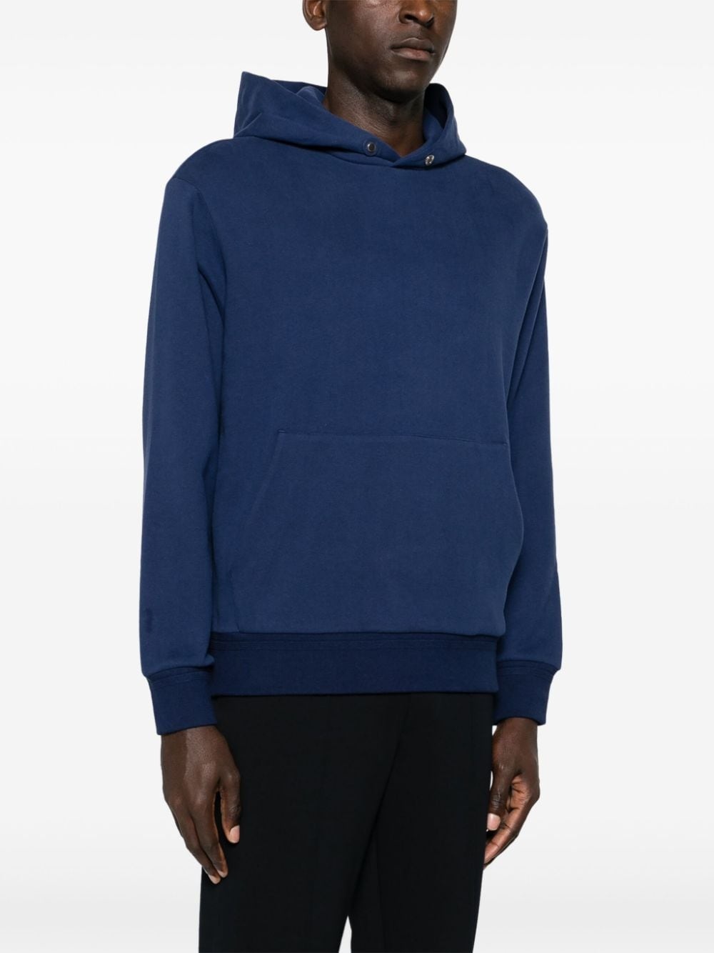 drop-shoulder jersey hoodie - 3