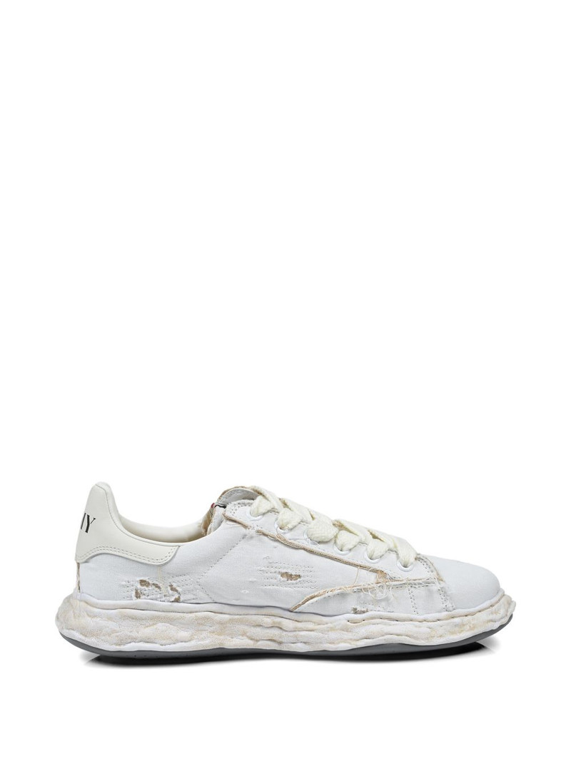 Charles OG sole ripped-canvas sneakers 1