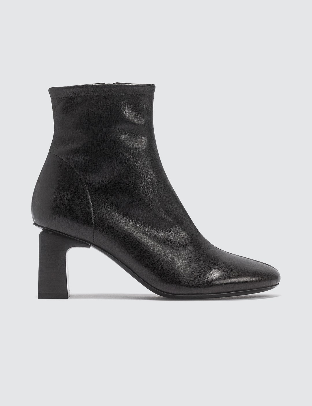 VASI LEATHER BLACK BOOTS - 6