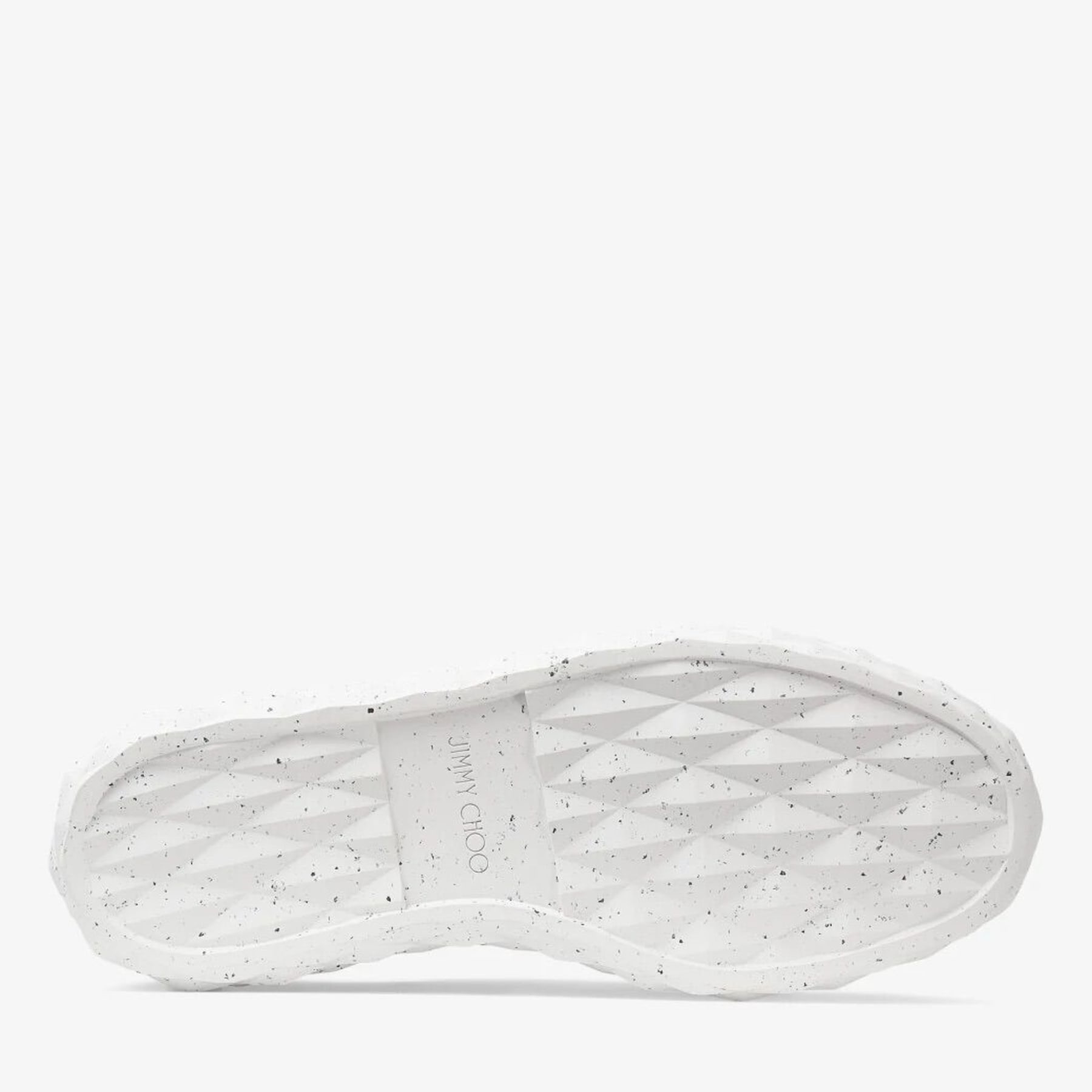 Diamond Light/M
White Nappa Leather Low-Top Trainers with Flecked Sole - 5