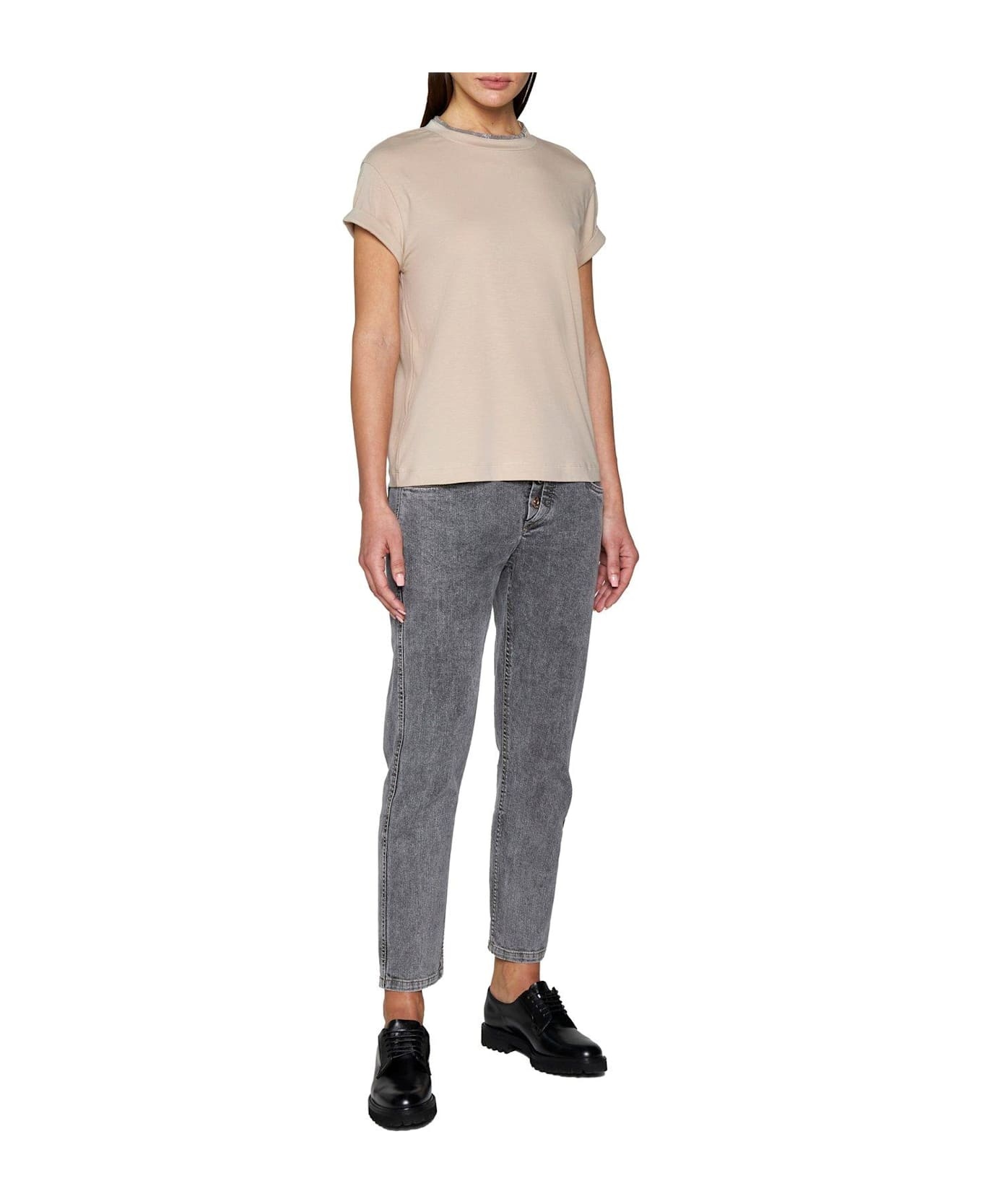 Embellished Crewneck T-shirt - 4