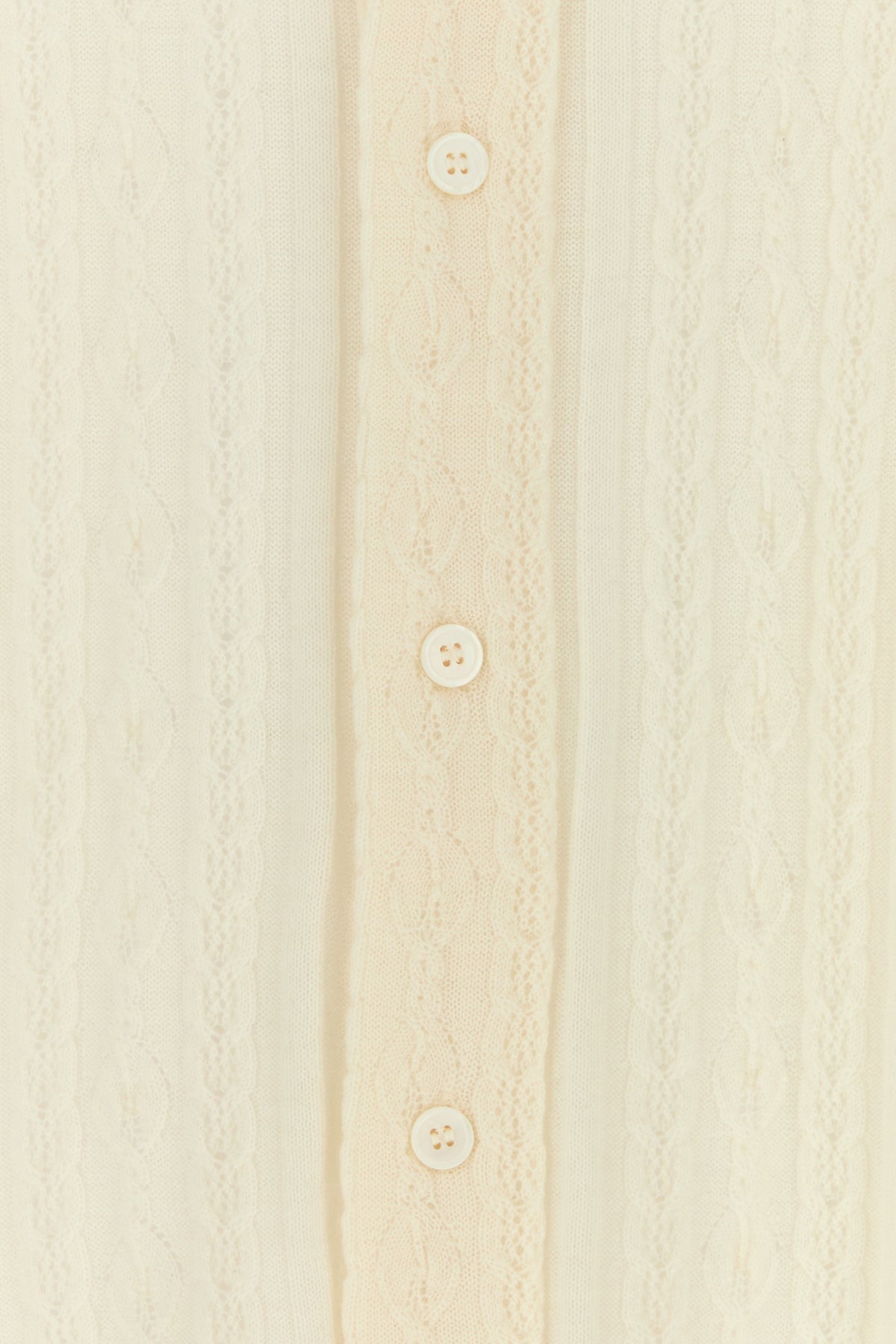 Ivory wool Riku shirt - 3