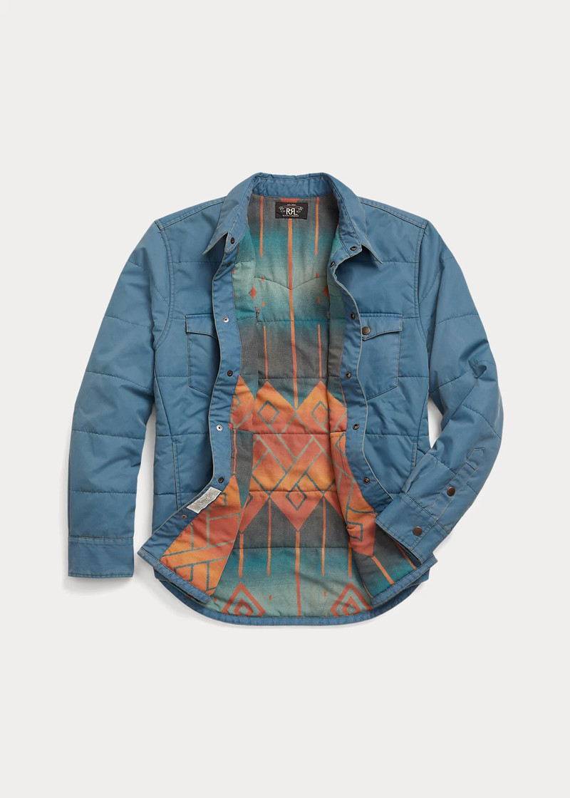 Quilted Twill Western Overshirt 3