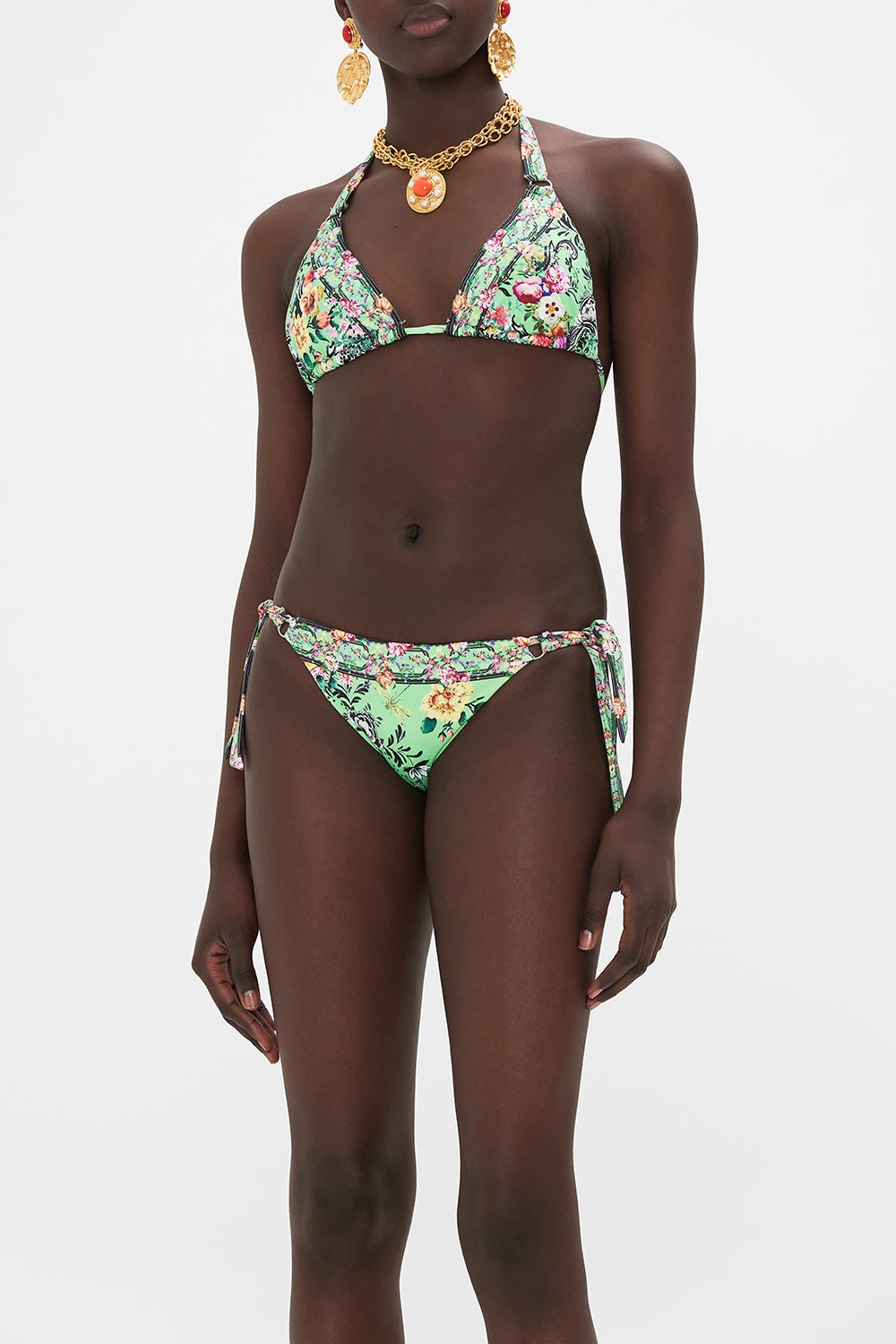 SOFT TIE TRI BIKINI WITH TRIMS - 5