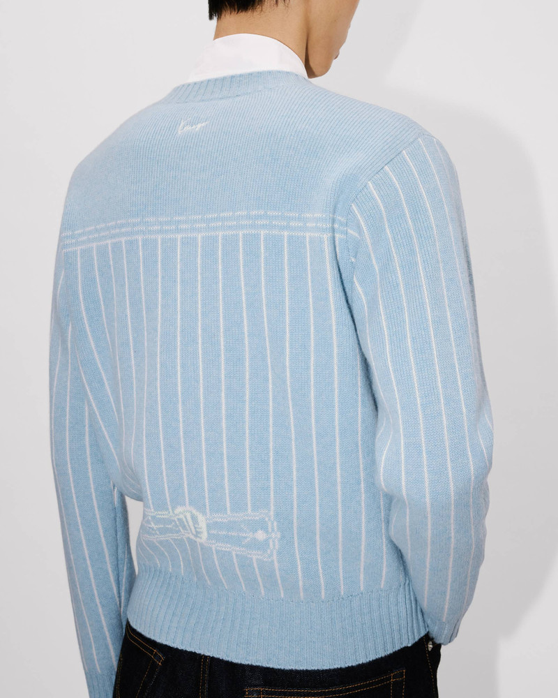 'KENZO Trompe L'oeil' cardigan in cotton wool 7
