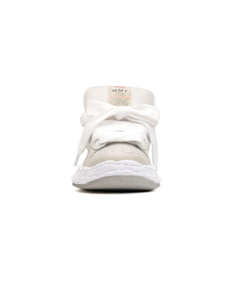"WAYNE PUFFER" OG Sole Brushed Shrink Leather Low-top Sneaker 8