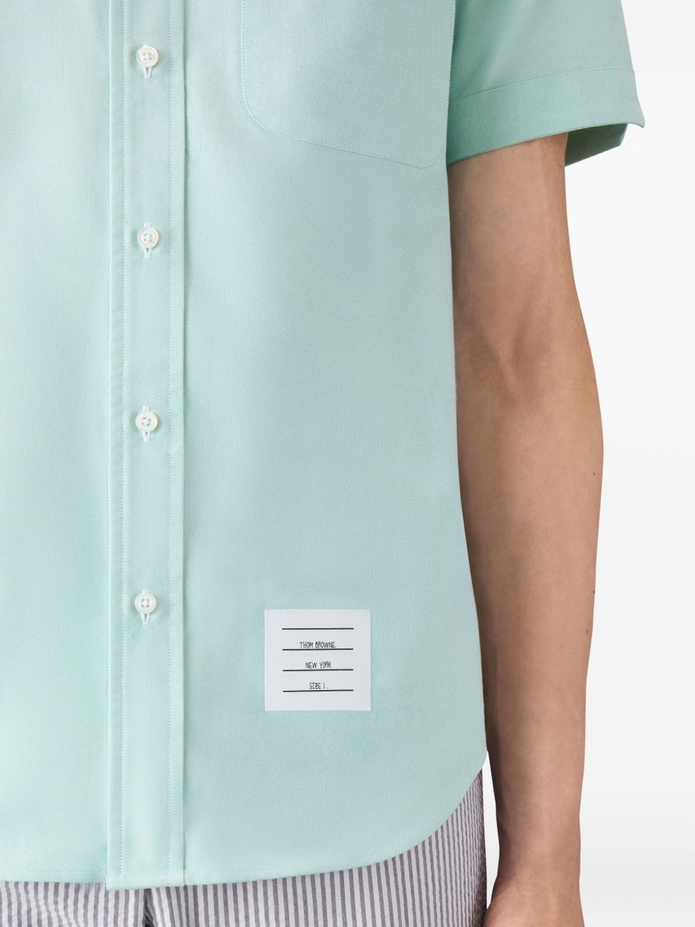 patch-pocket short-sleeve shirt - 5
