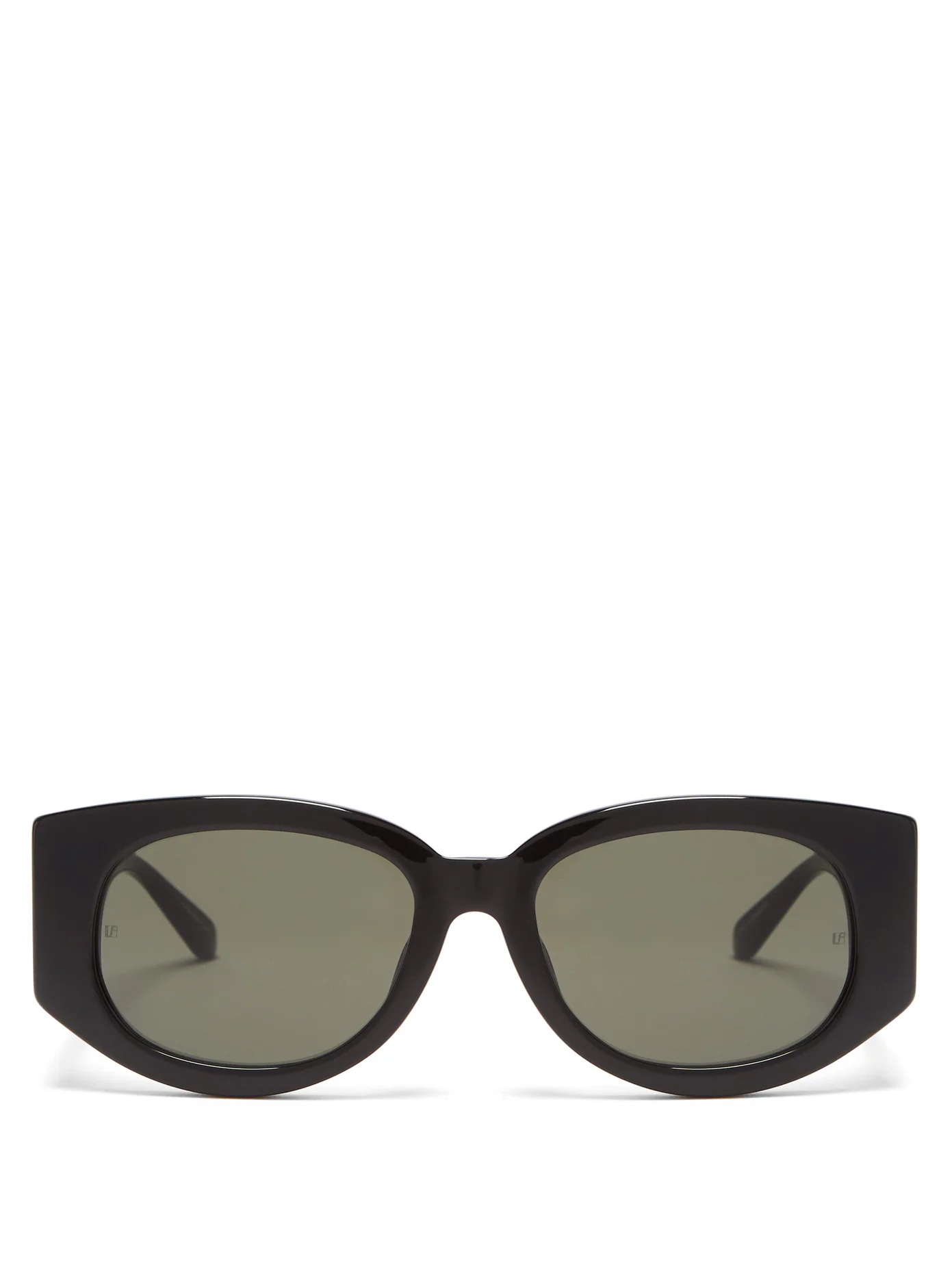 Debbie side-cutout acetate sunglasses - 1