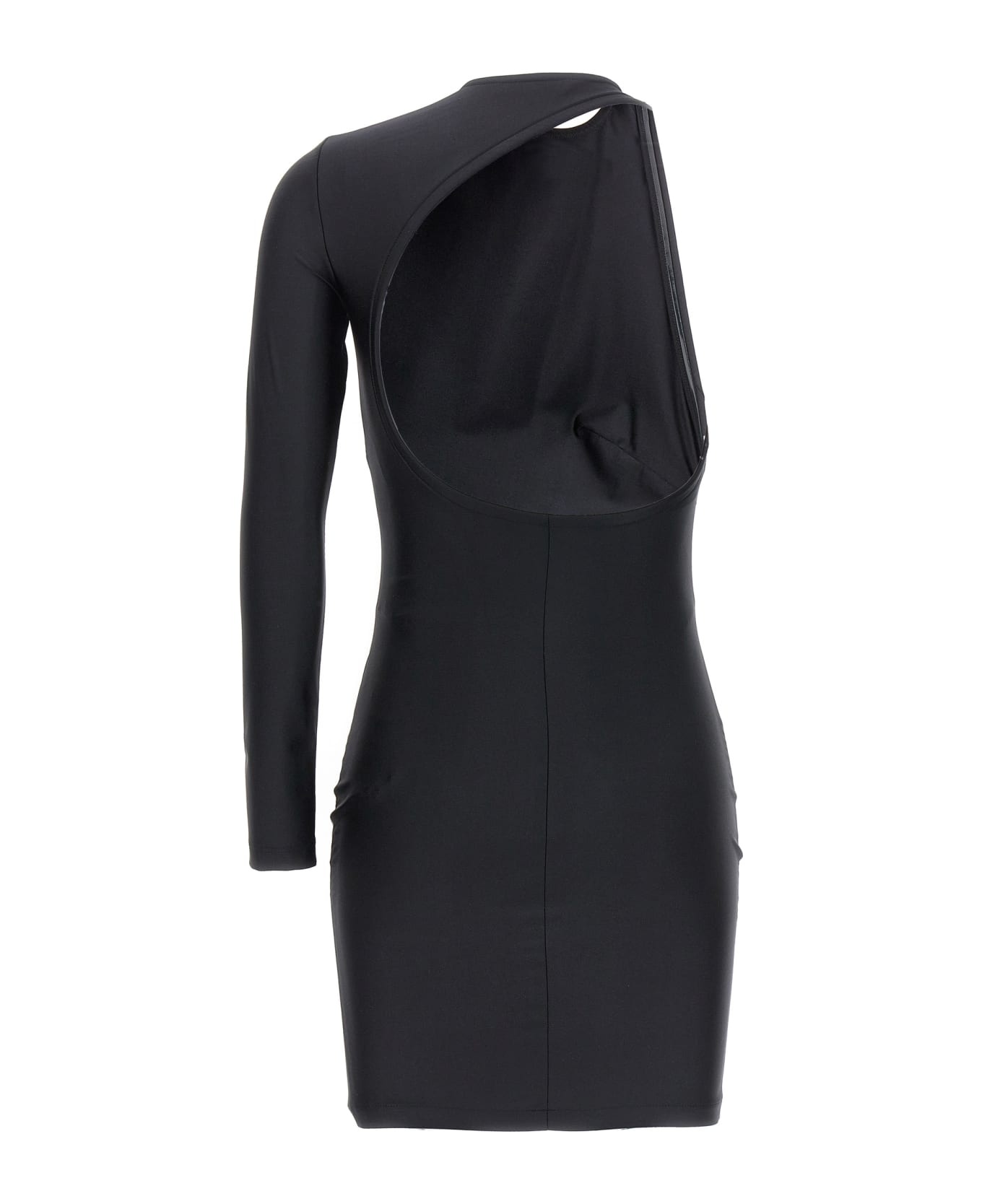 Cut-out One Shoulder Dress - 2