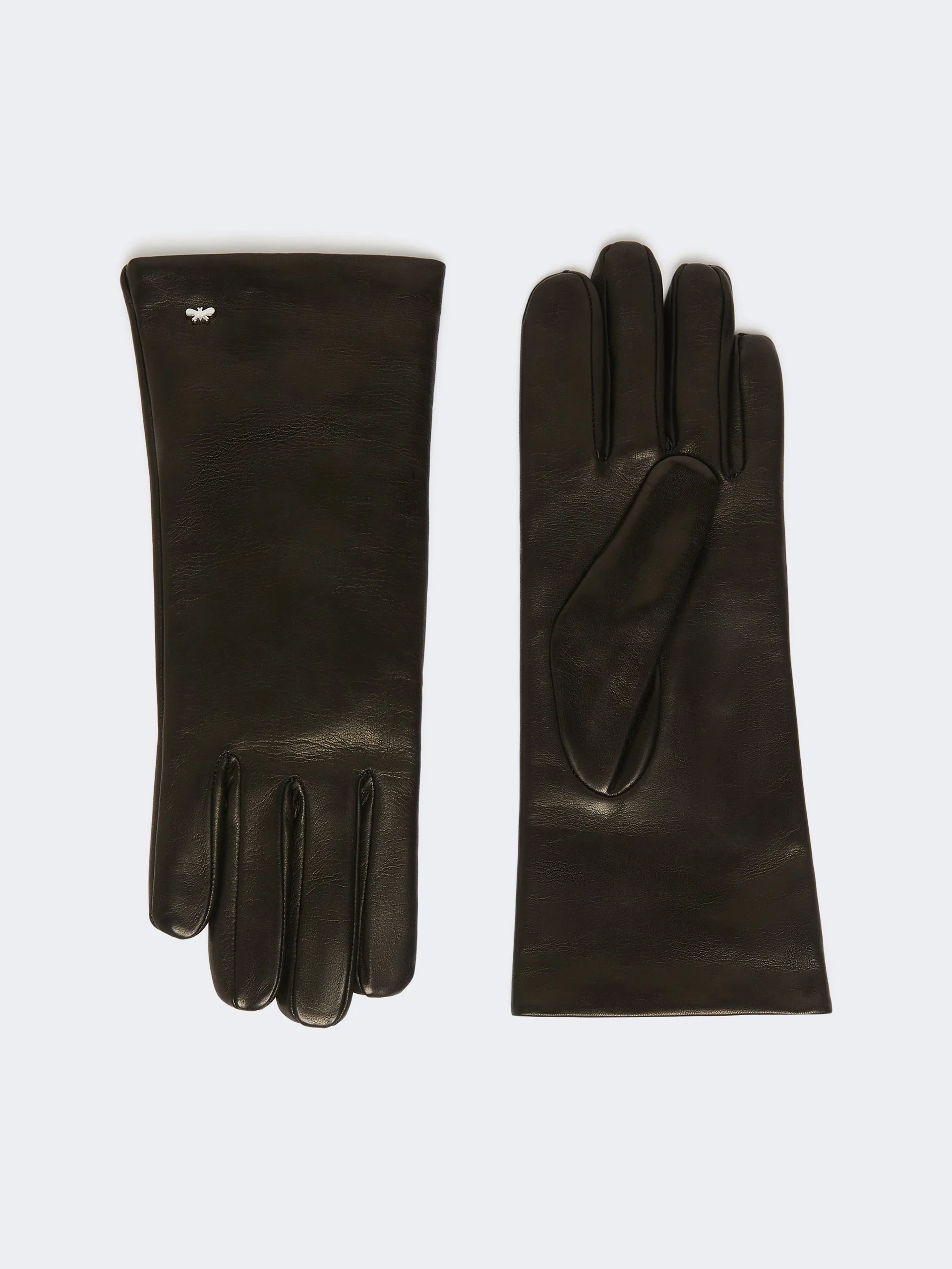 SENAPESHORT Short nappa leather gloves - BLACK - 1